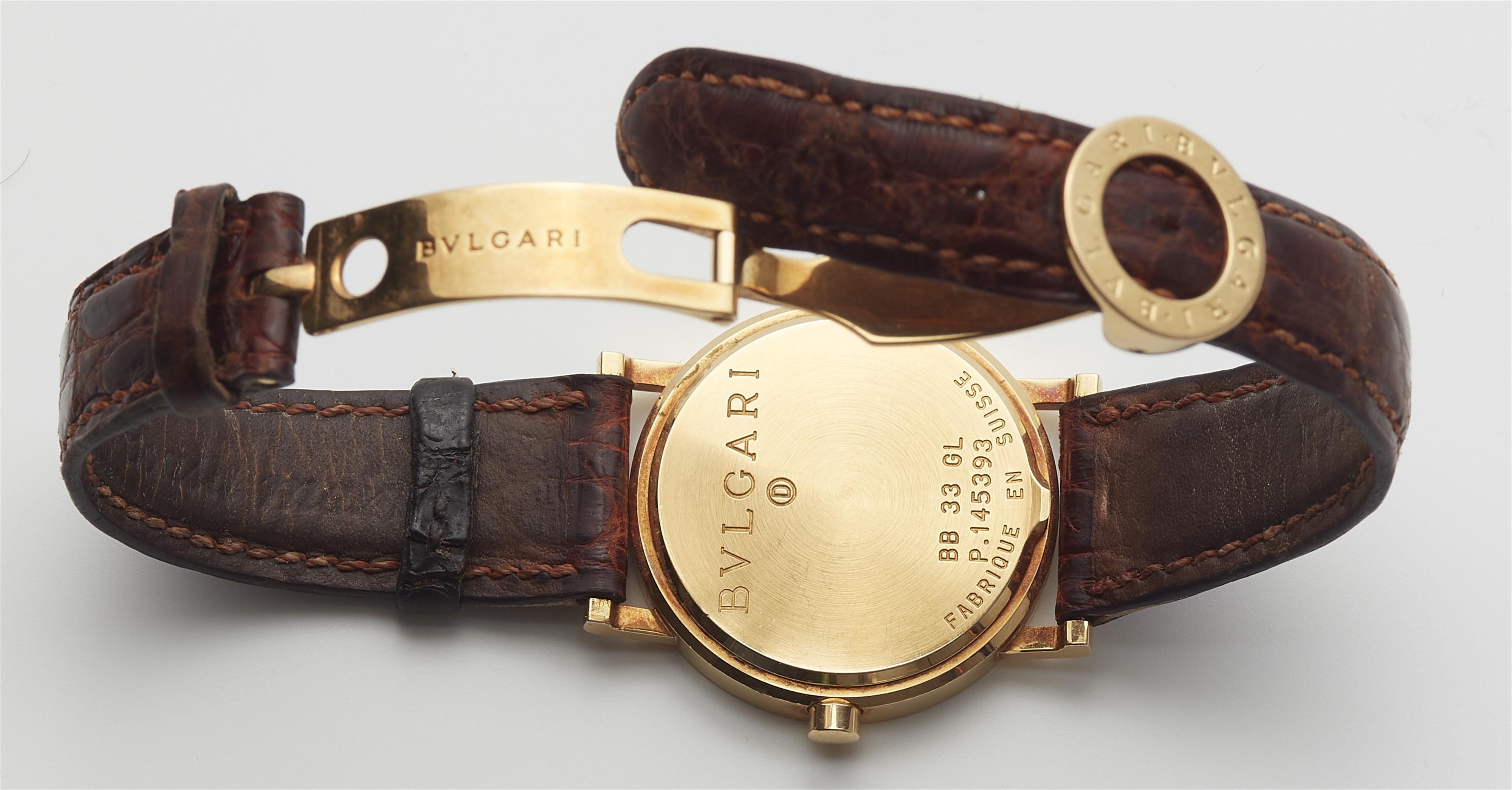 An 18k yellow gold Bulgari wristwatch. - image-2