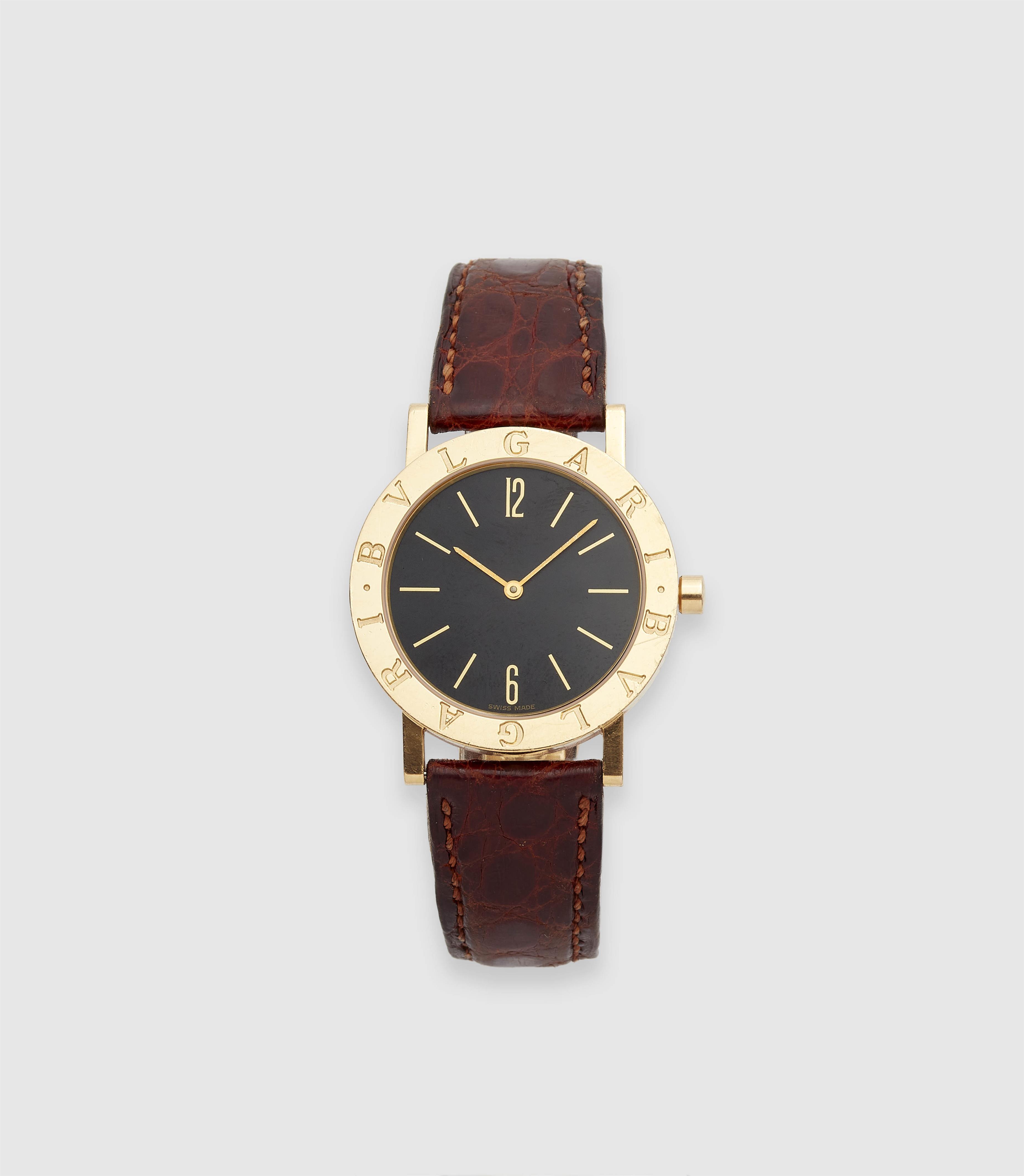 An 18k yellow gold Bulgari wristwatch. - image-1
