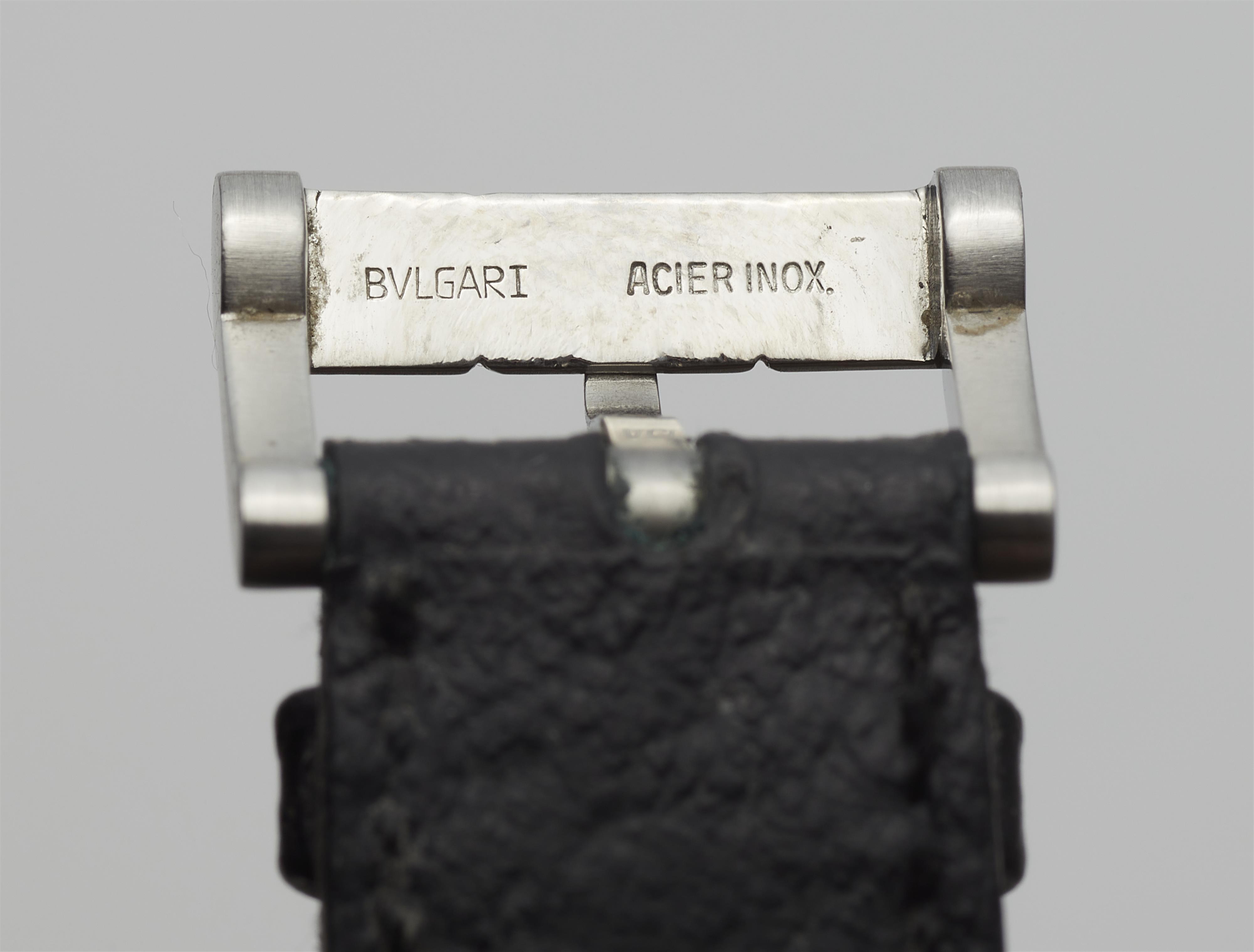 A automatic stainless steel Bulgari gentleman's wristwatch. - image-3