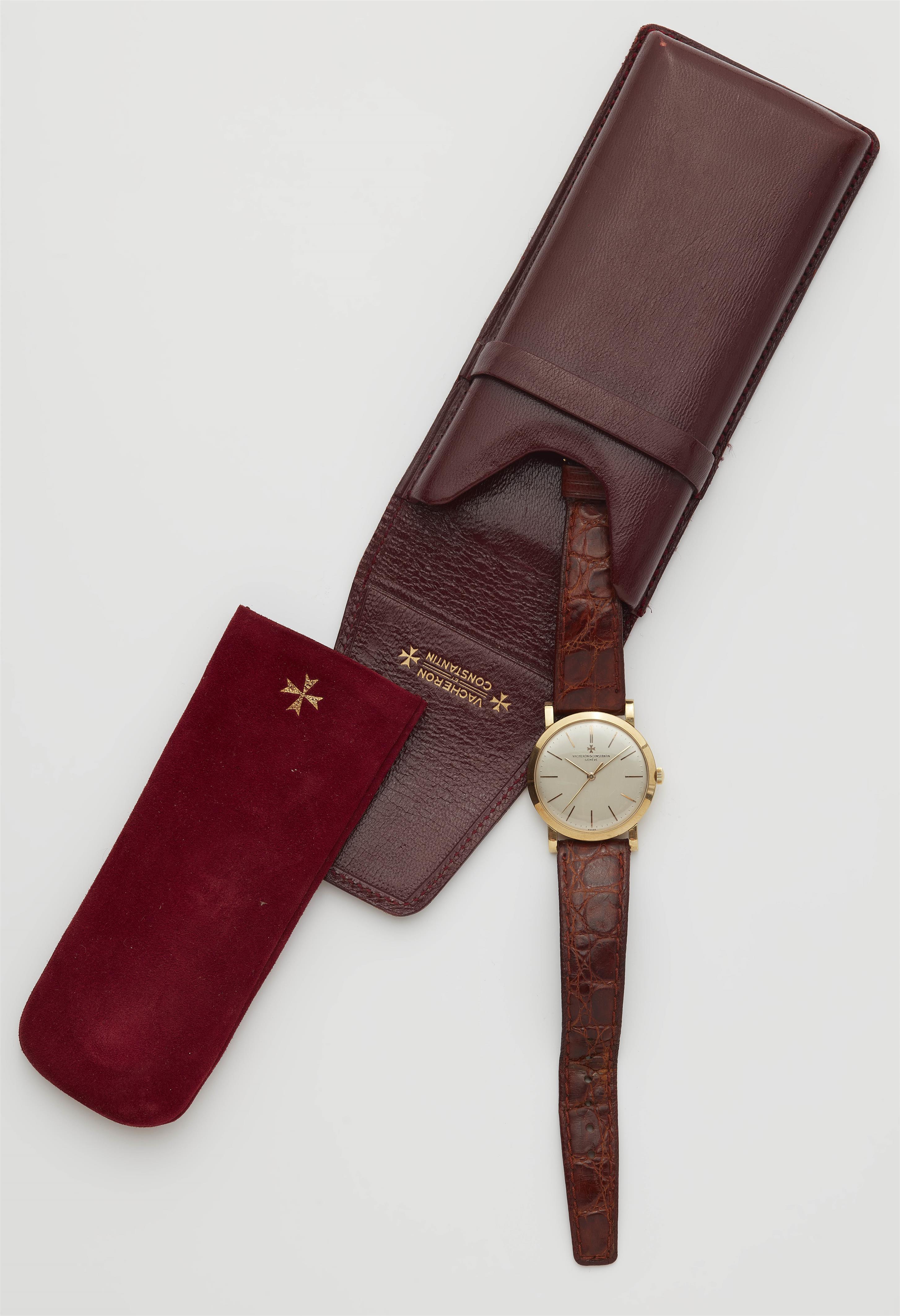 An 18k gold Vacheron & Constantin Patrimony gentleman's wristwatch. - image-1