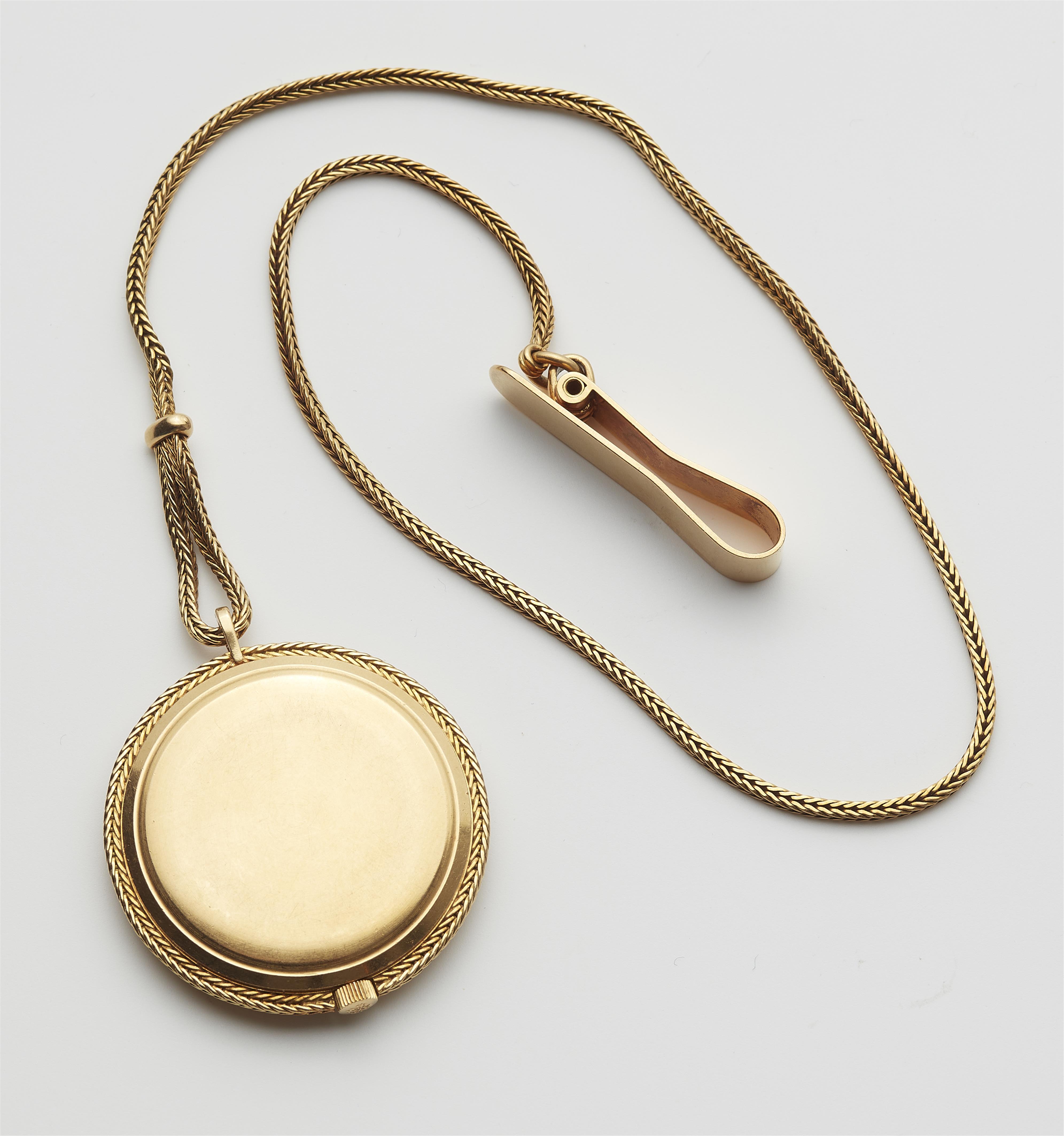 An 18k gold Patek Philippe Lepine pocket watch designed by Gilbert Albert. - image-2