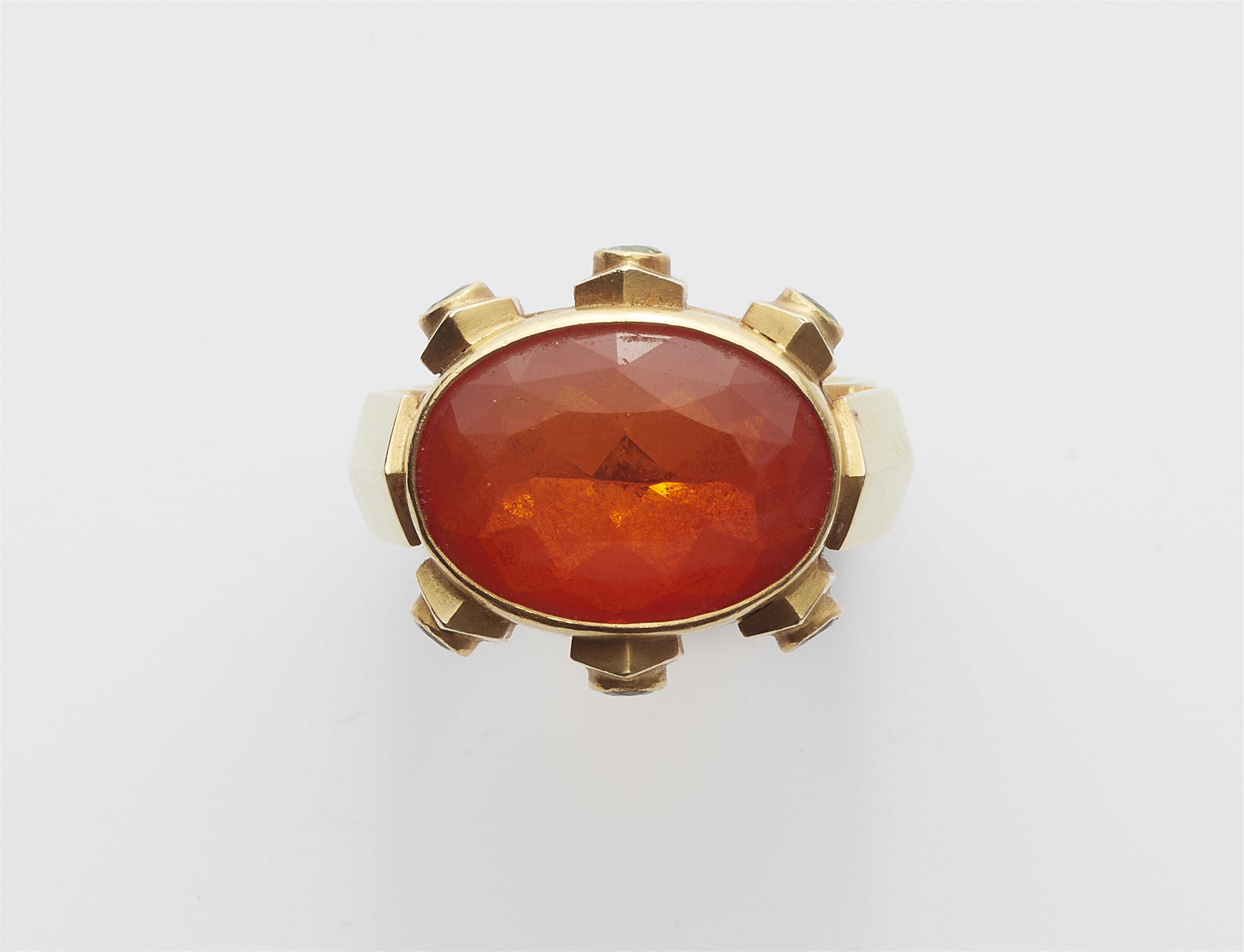 Chevalier-Ring mit Feueropal - image-2