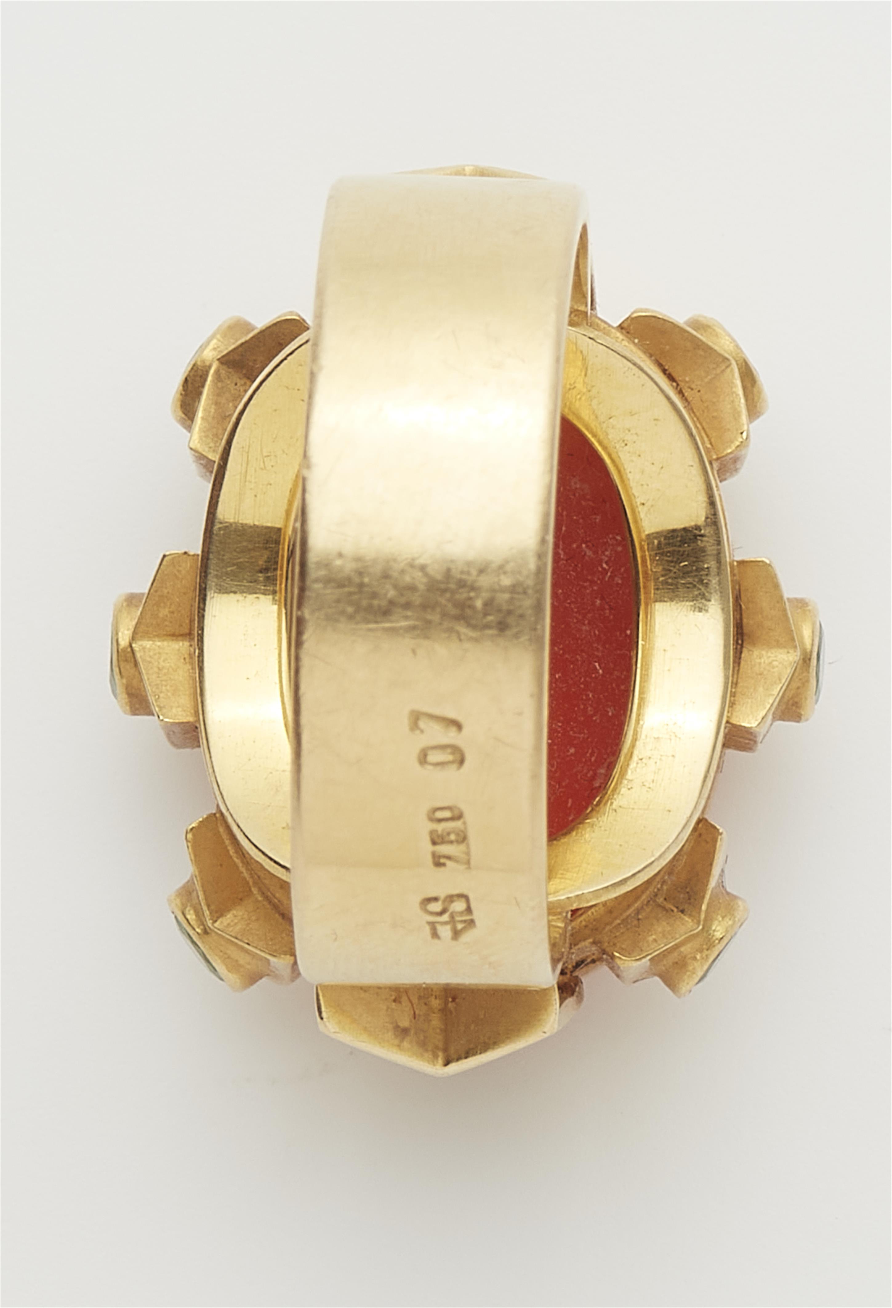 Chevalier-Ring mit Feueropal - image-5