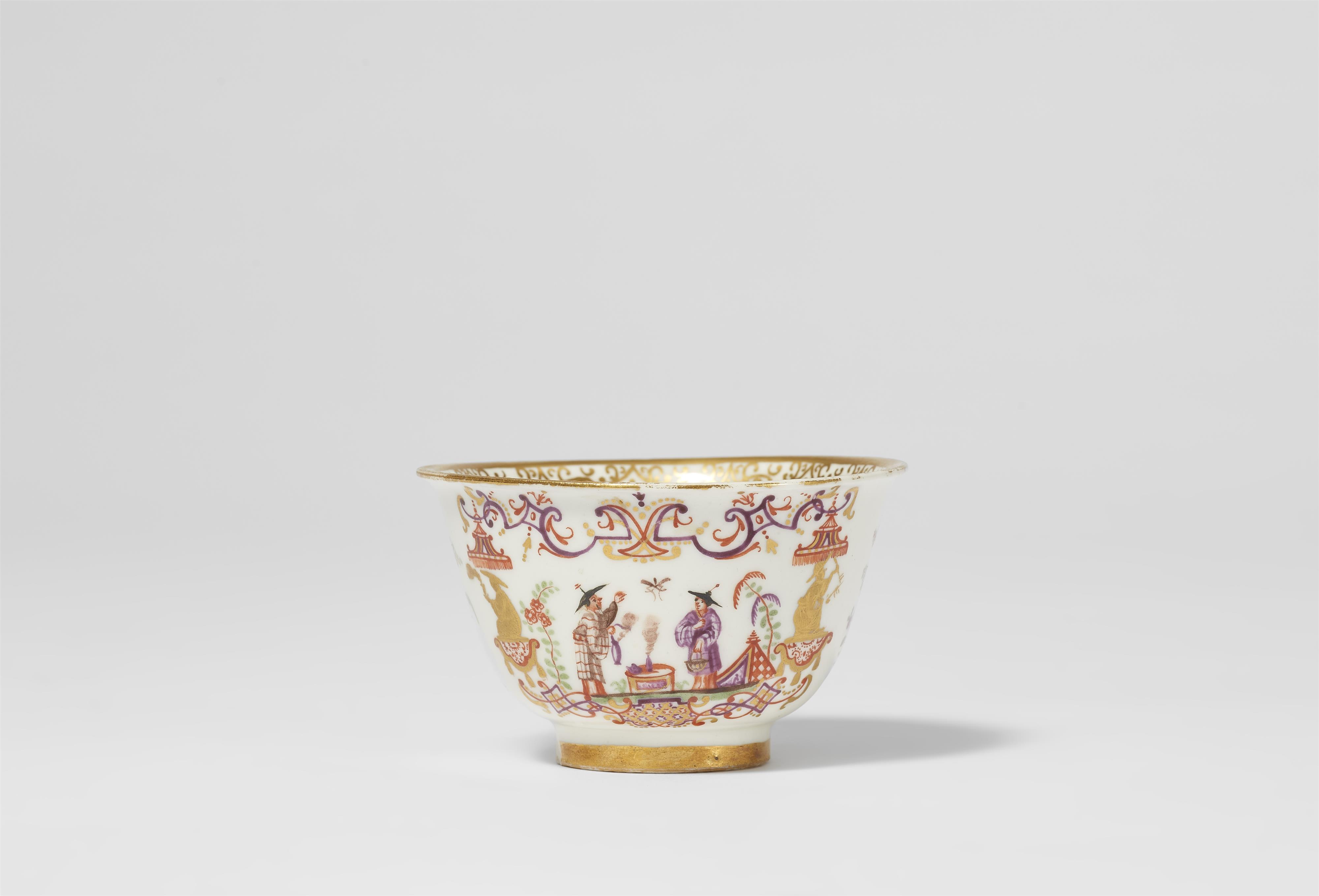 A rare Meissen porcelain tea bowl from the Hosennestel service - image-1