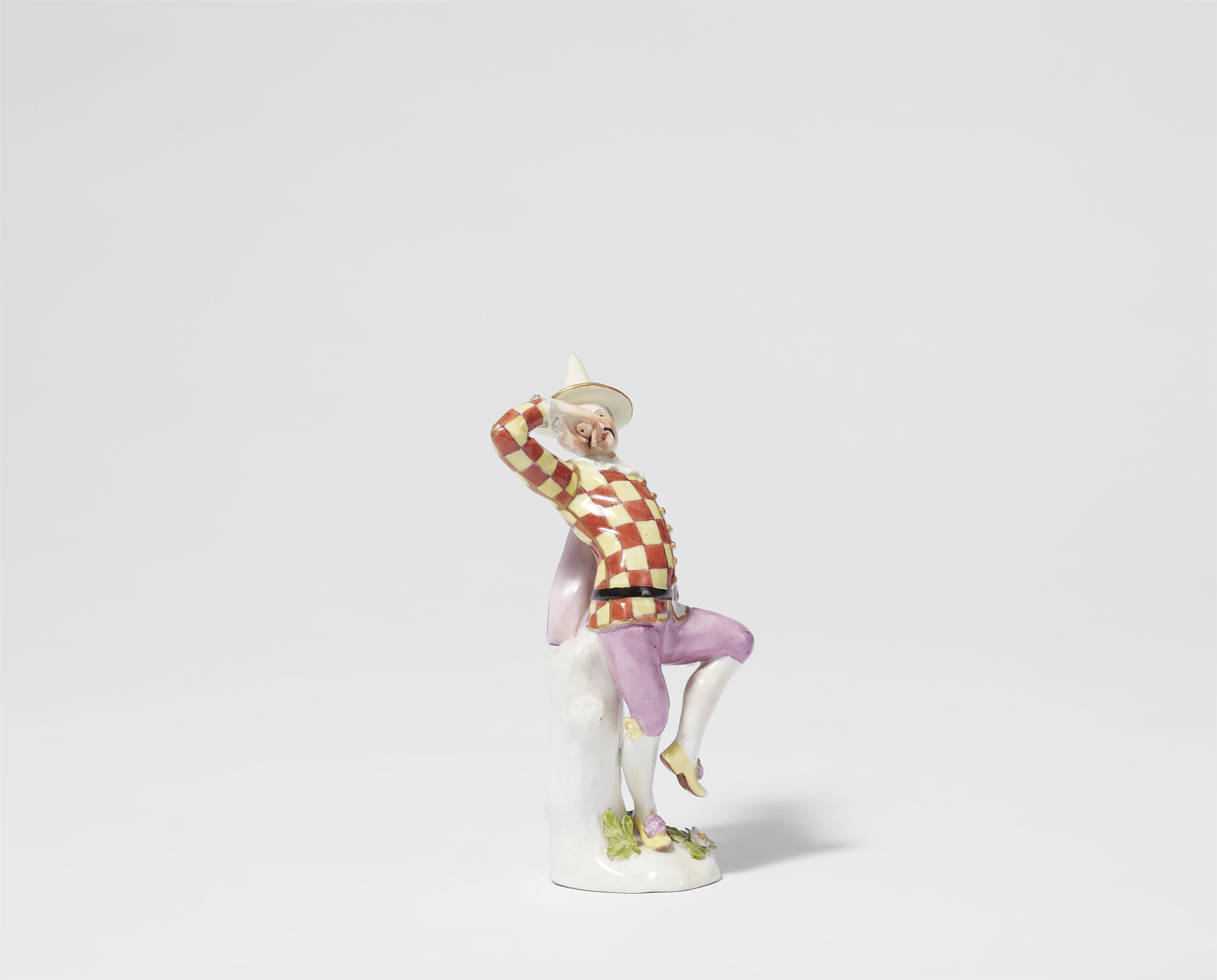 A Meissen porcelain figure of the dancing Harlequin - image-2