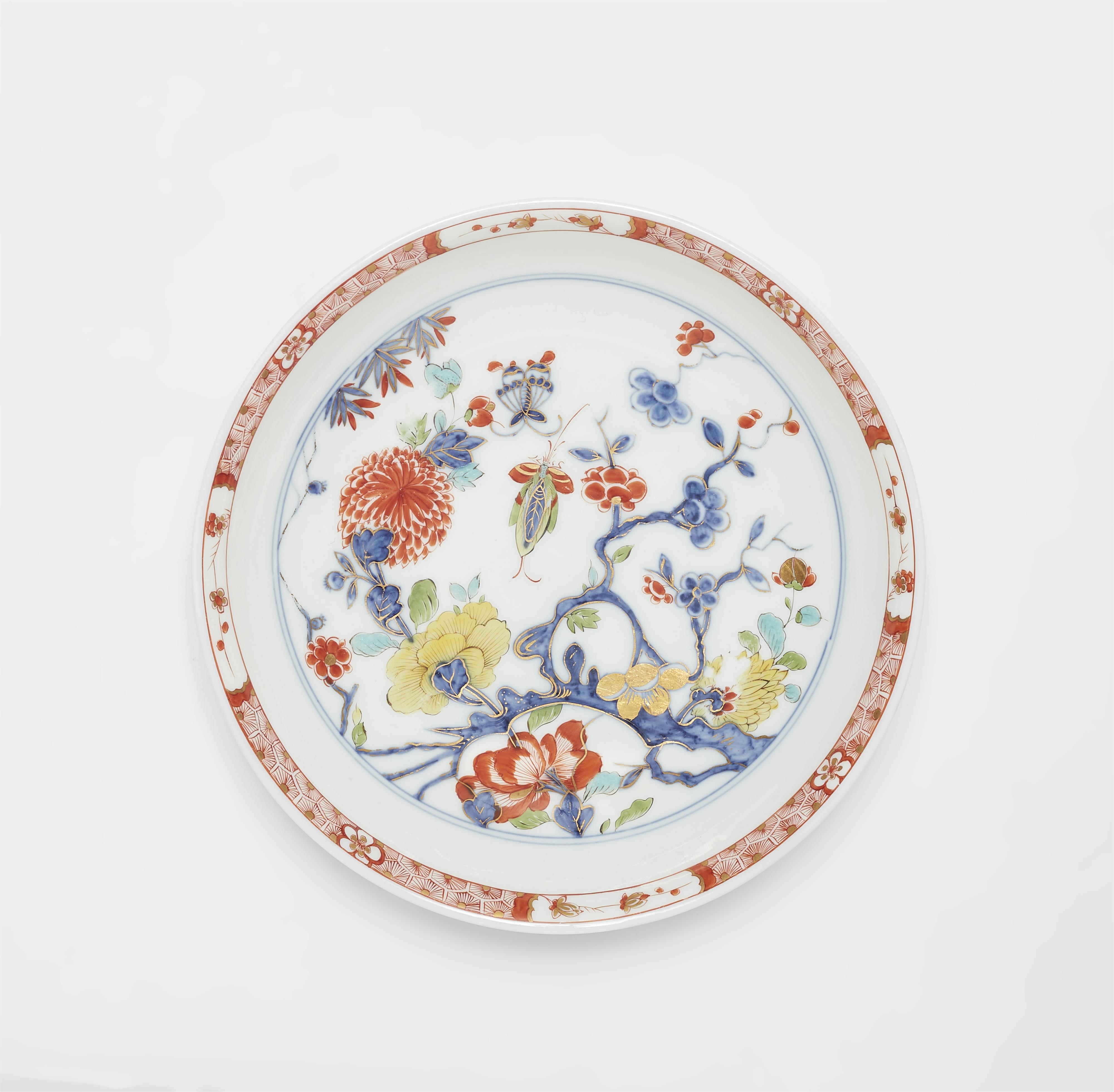 A Meissen porcelain dish with branch motifs - image-1