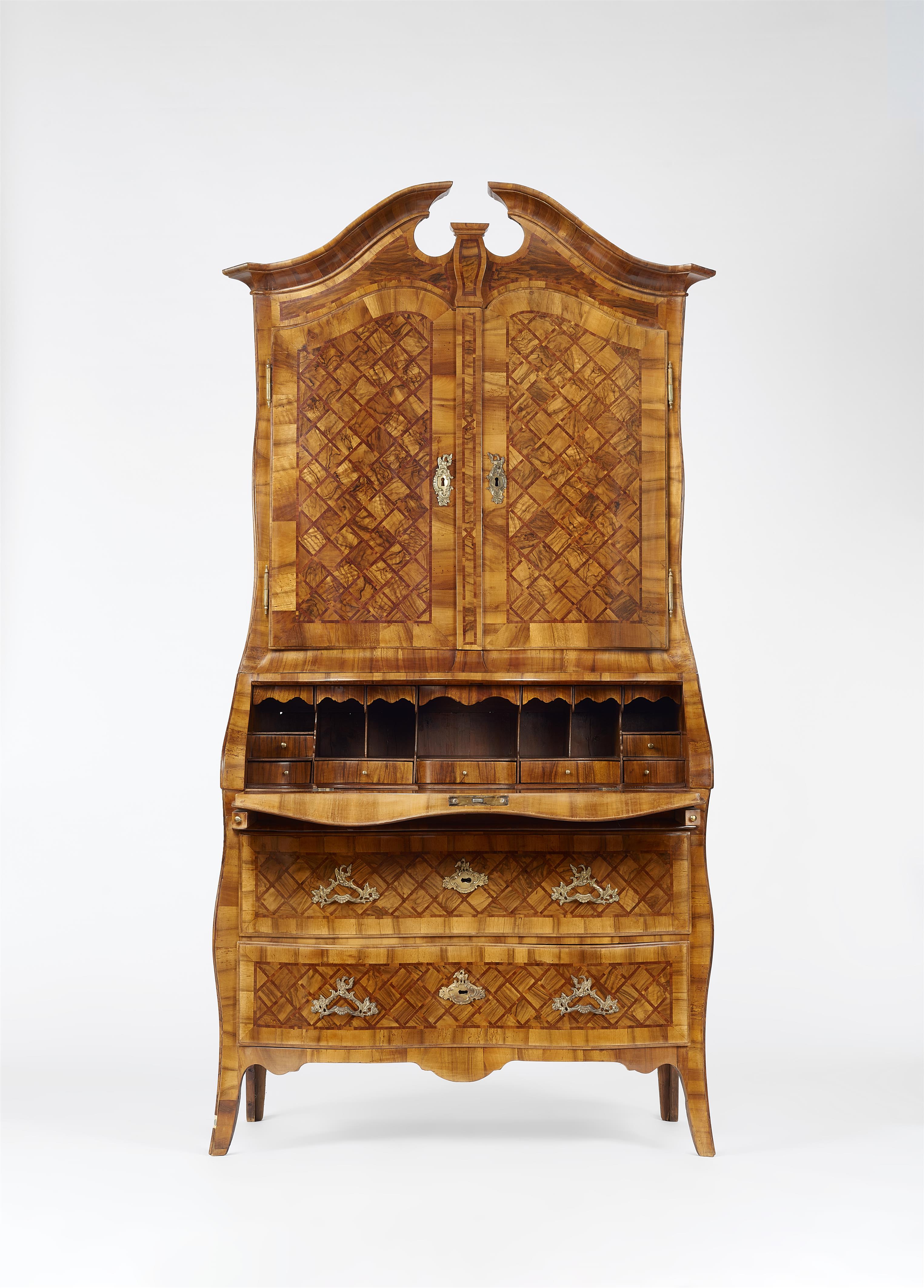A Potsdam walnut writing cabinet - image-2