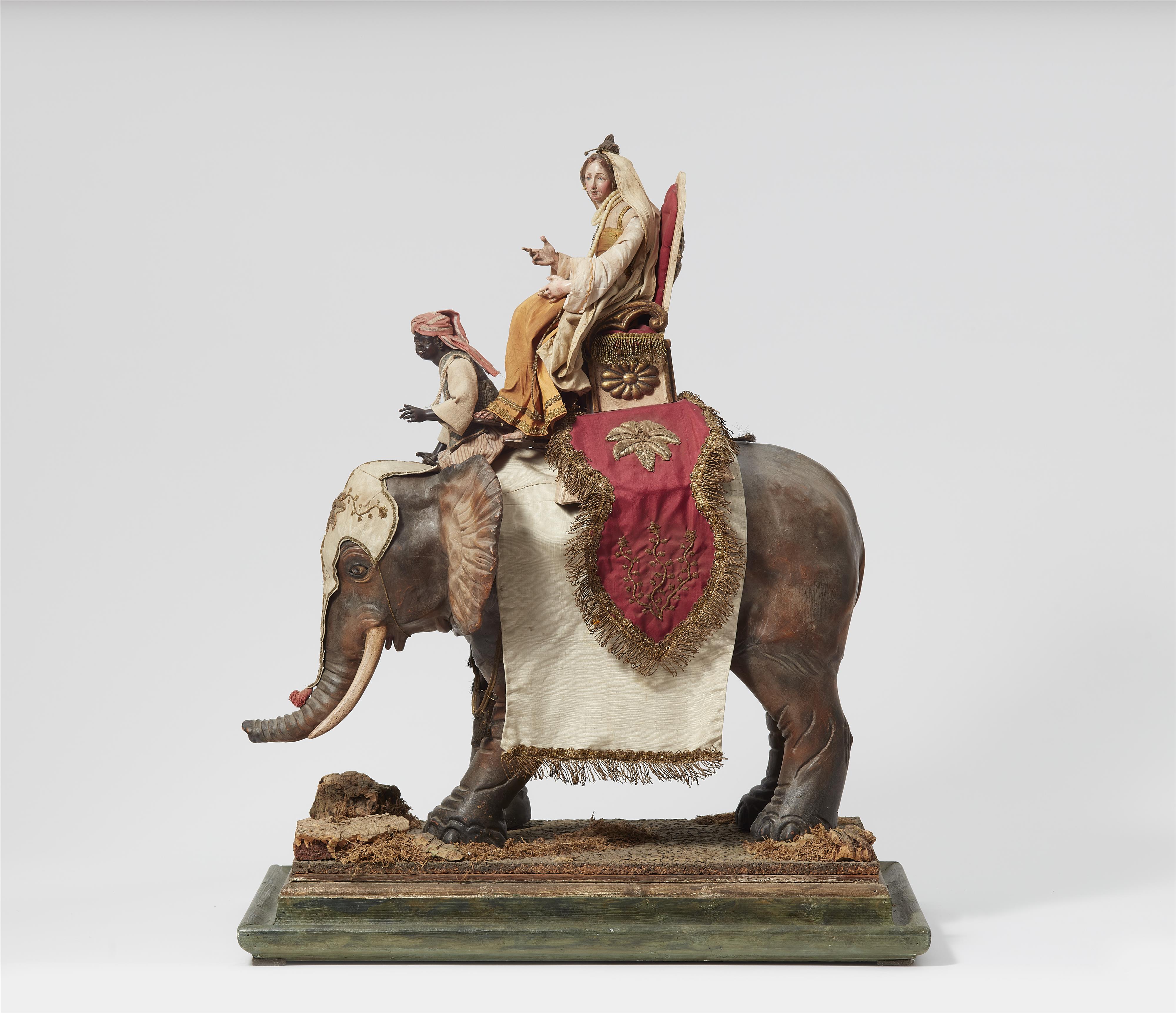 An elephant with a Mahout and Maharani - image-2