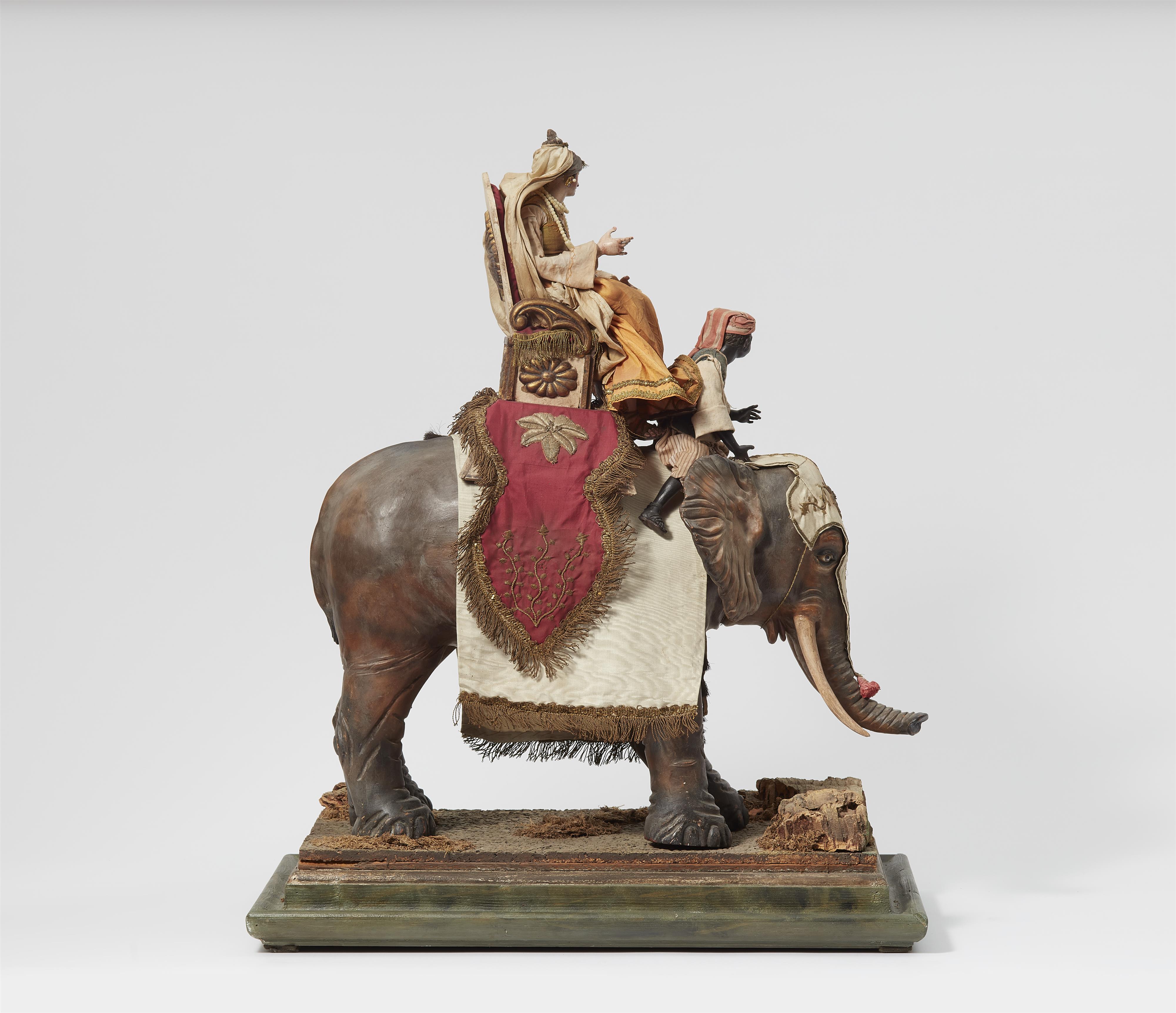 An elephant with a Mahout and Maharani - image-3