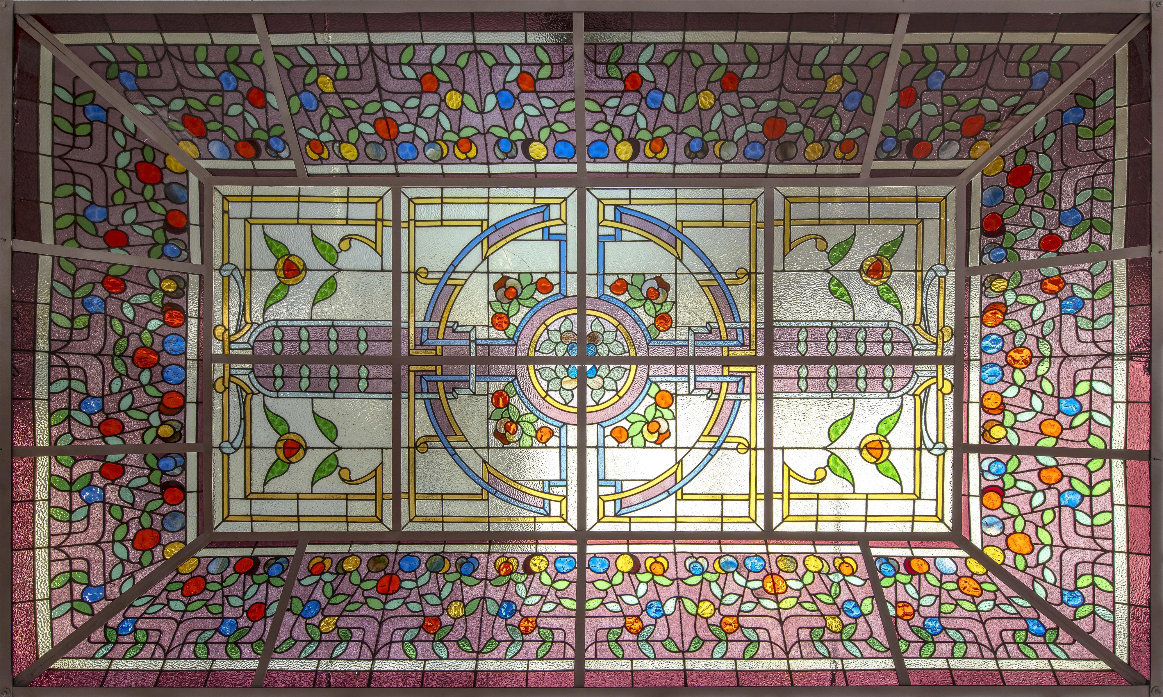 A Belgian Art Nouveau skylight - image-1