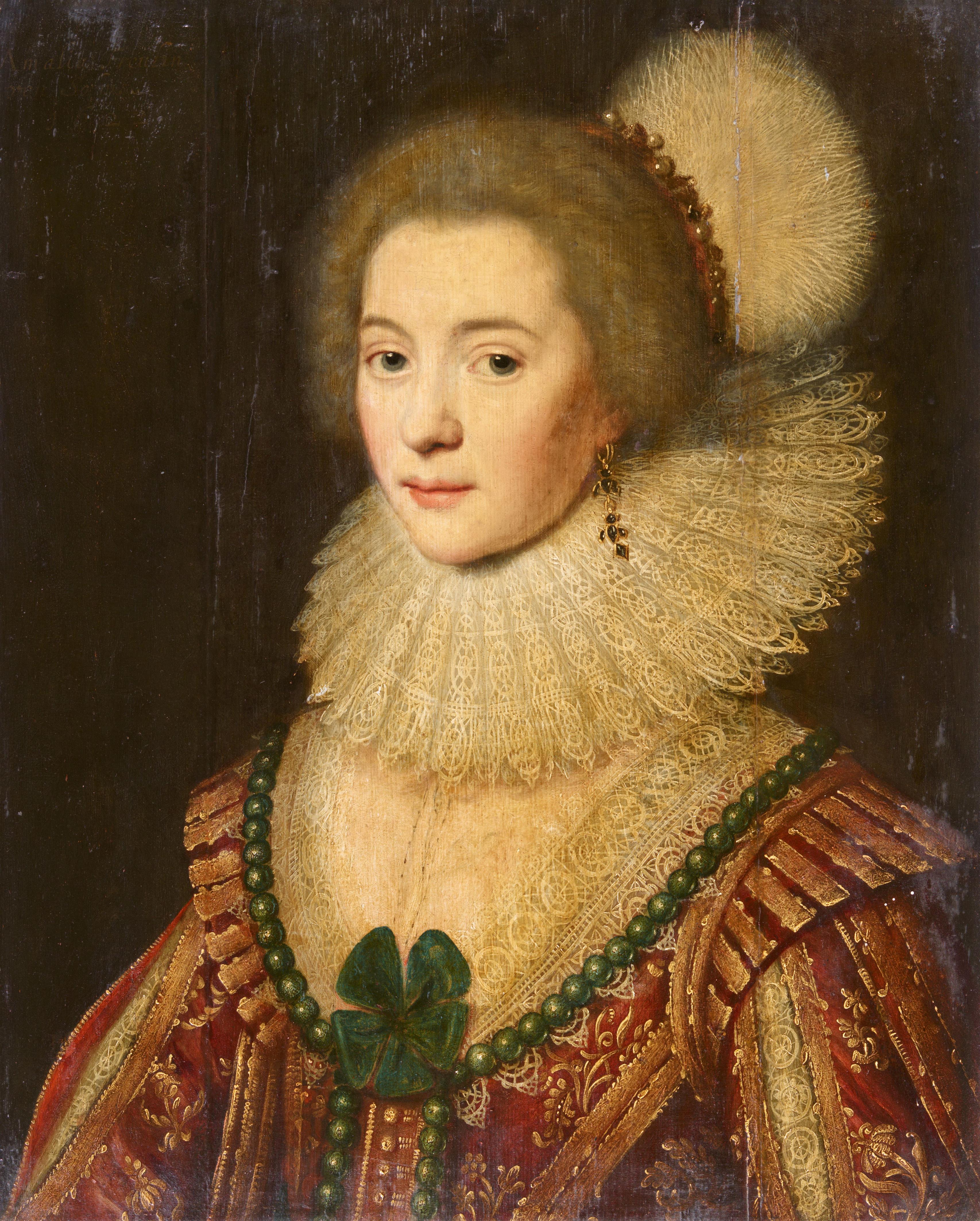 Michiel van Mierevelt Werkstatt - Amalia von Solms-Braunfels im Alter von 20 Jahren - image-1