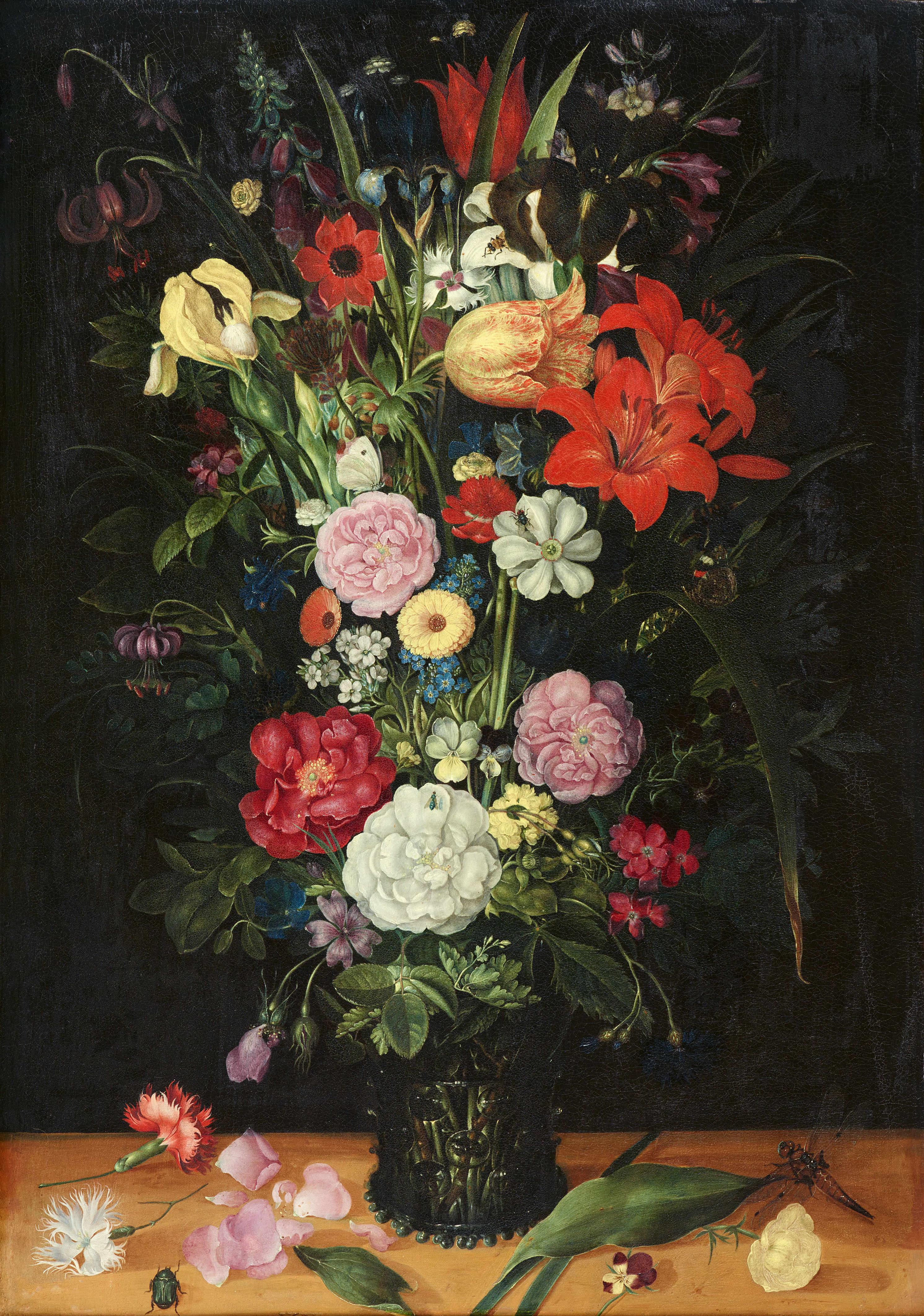 Utrecht School circa 1617-1619 - Flower Still Life - image-1