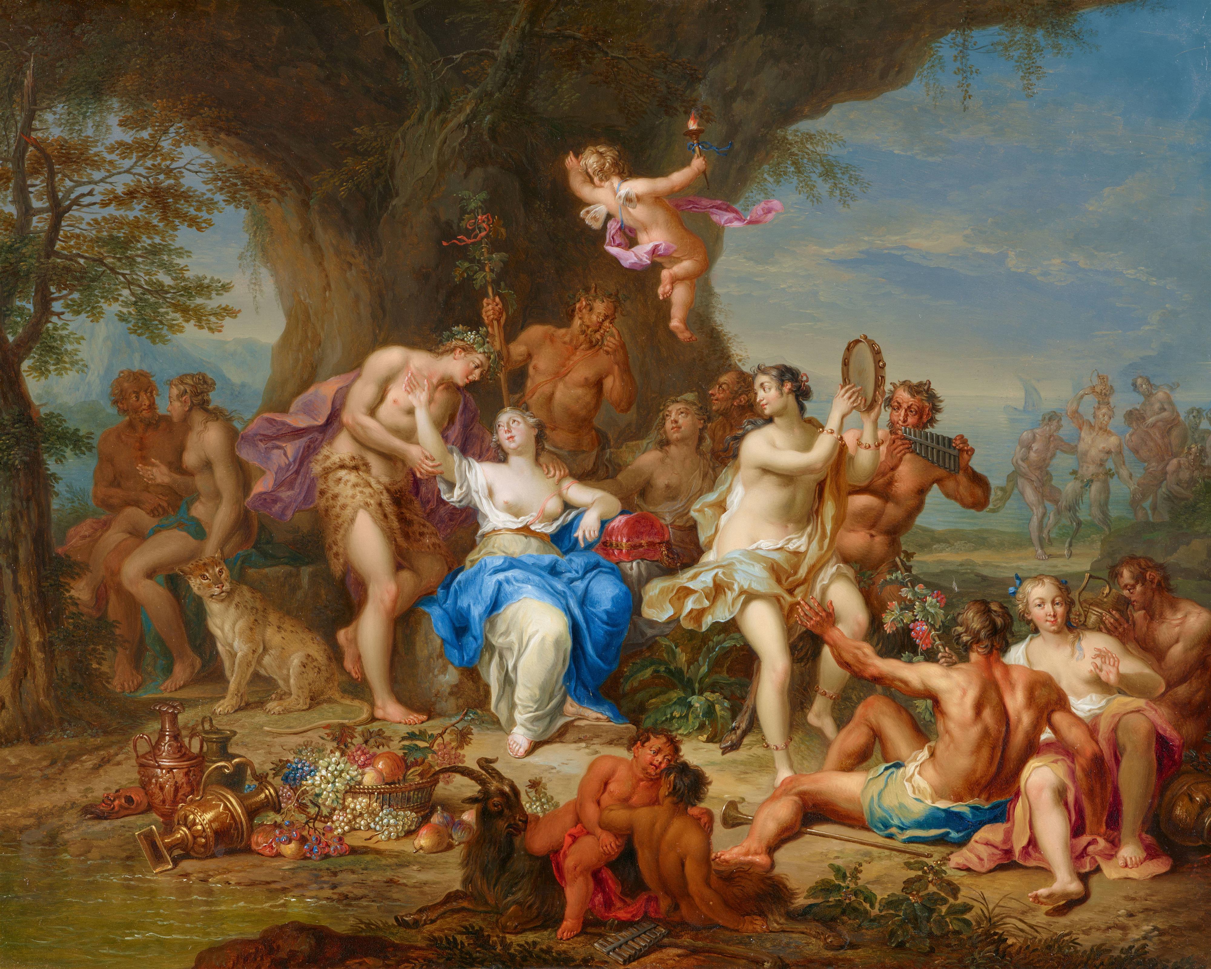 Franz Christoph Janneck - Bacchus und Ariadne auf Naxos
König Oineus schwört Bacchus die Treue - image-1