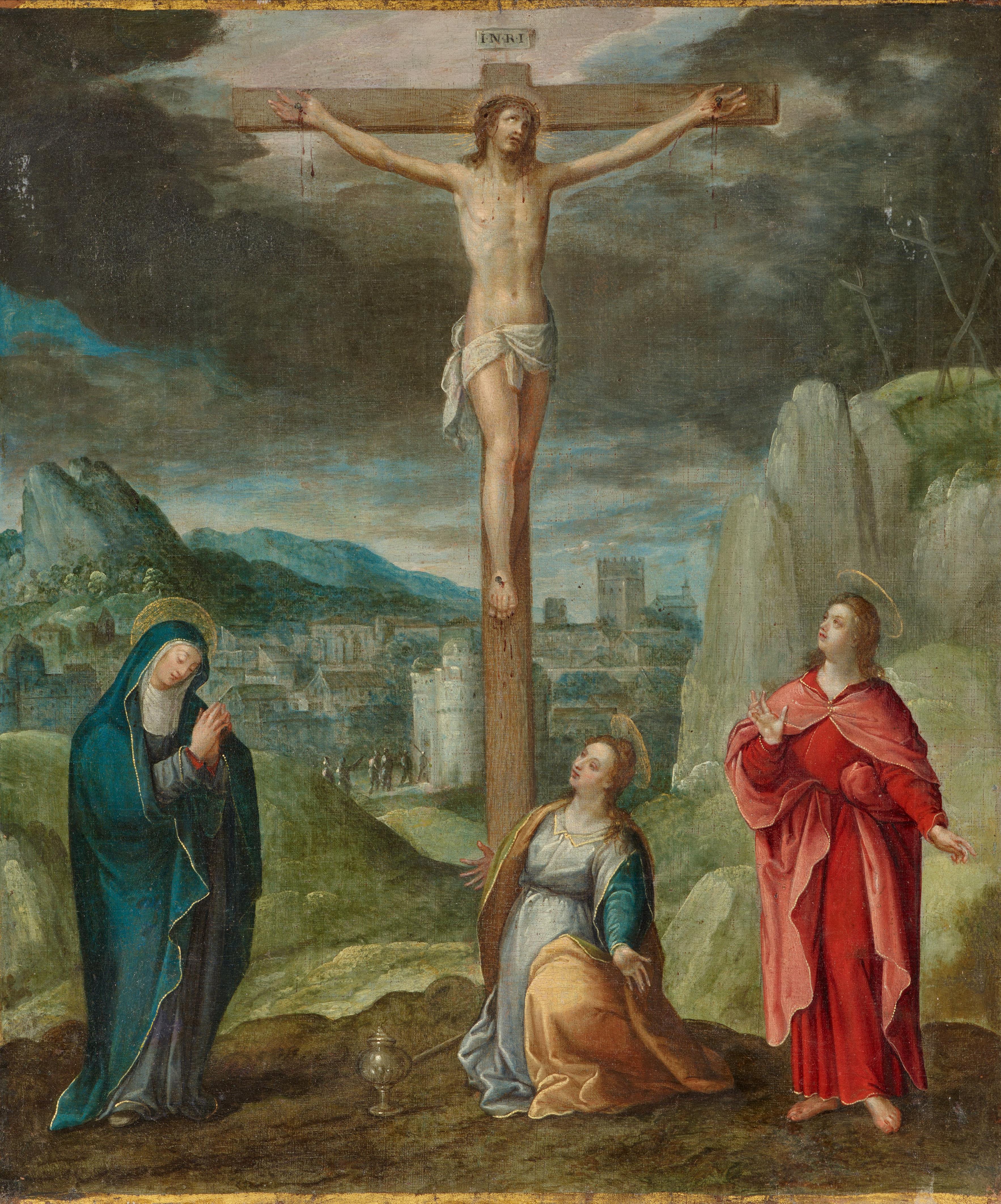 Flämischer Meister des 16. Jahrhunderts - Kreuzigung Christi - image-1