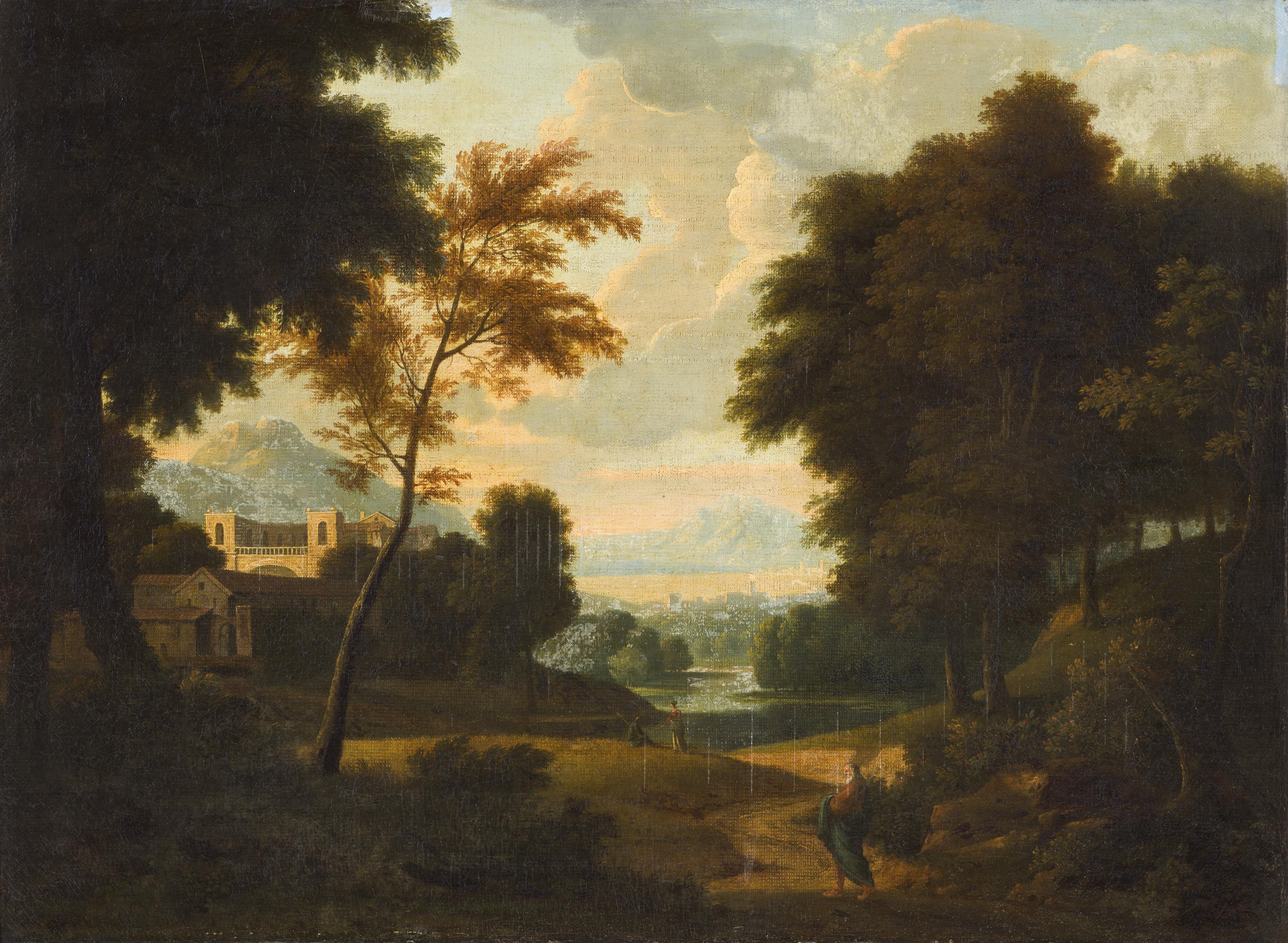Flämischer Meister um 1700 - Ideale Landschaft - image-1