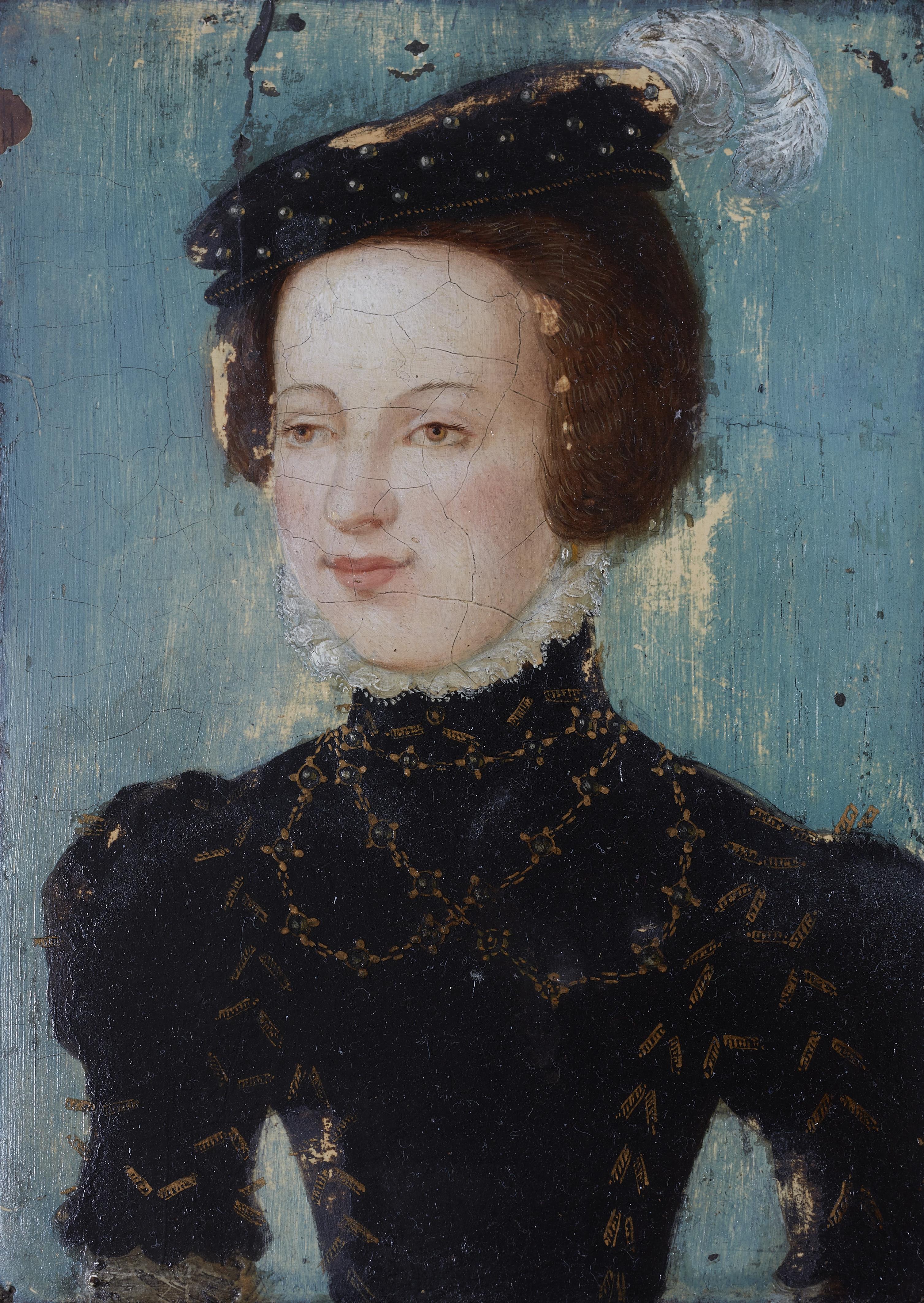 Französischer Meister des 16. Jahrhunderts - Bildnis einer Dame (wohl Marguerite de Valois) - image-1