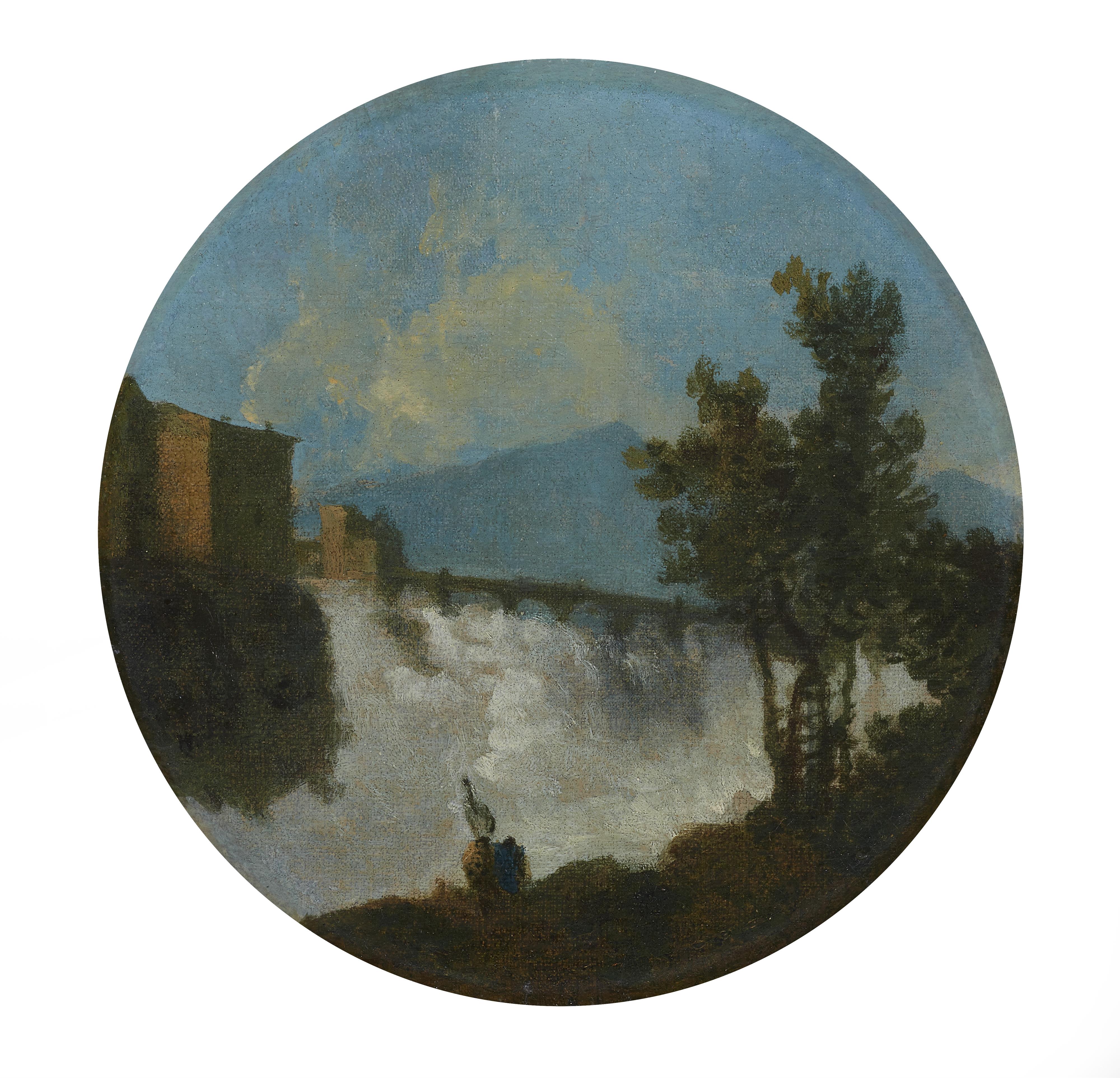 Richard Wilson - A Weir on the River Po, near Ferrara - image-1