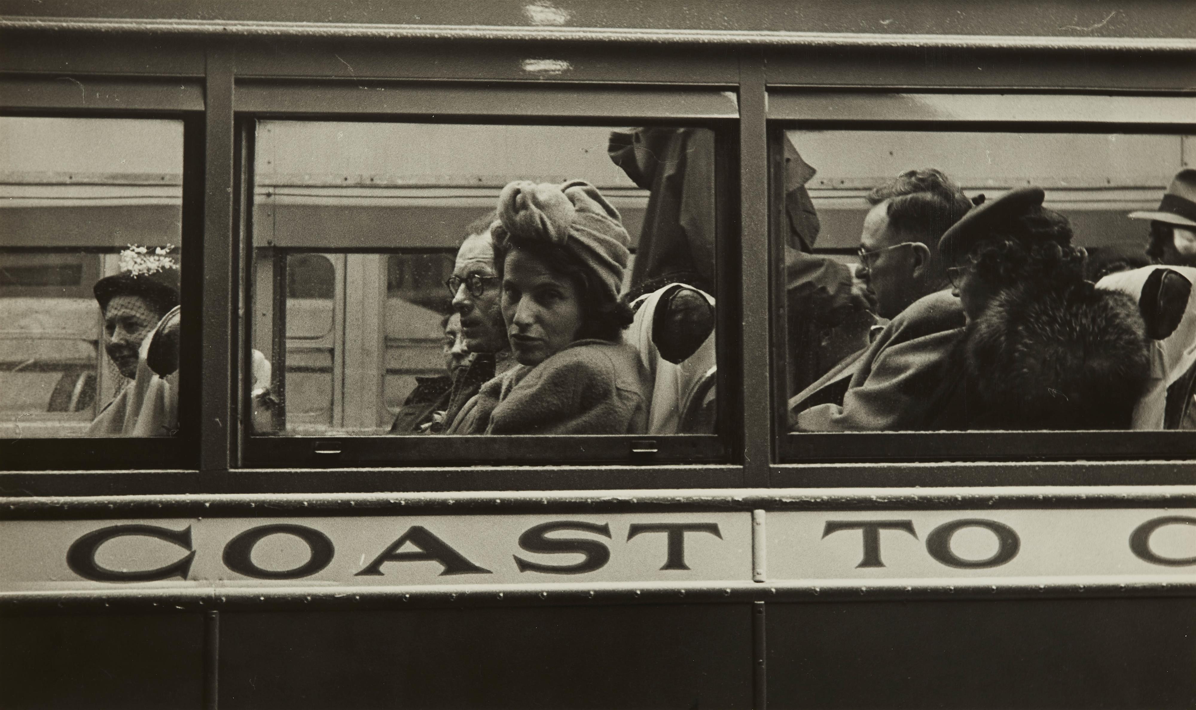 Esther Bubley - Greyhound Bus Passengers, New York City - image-1