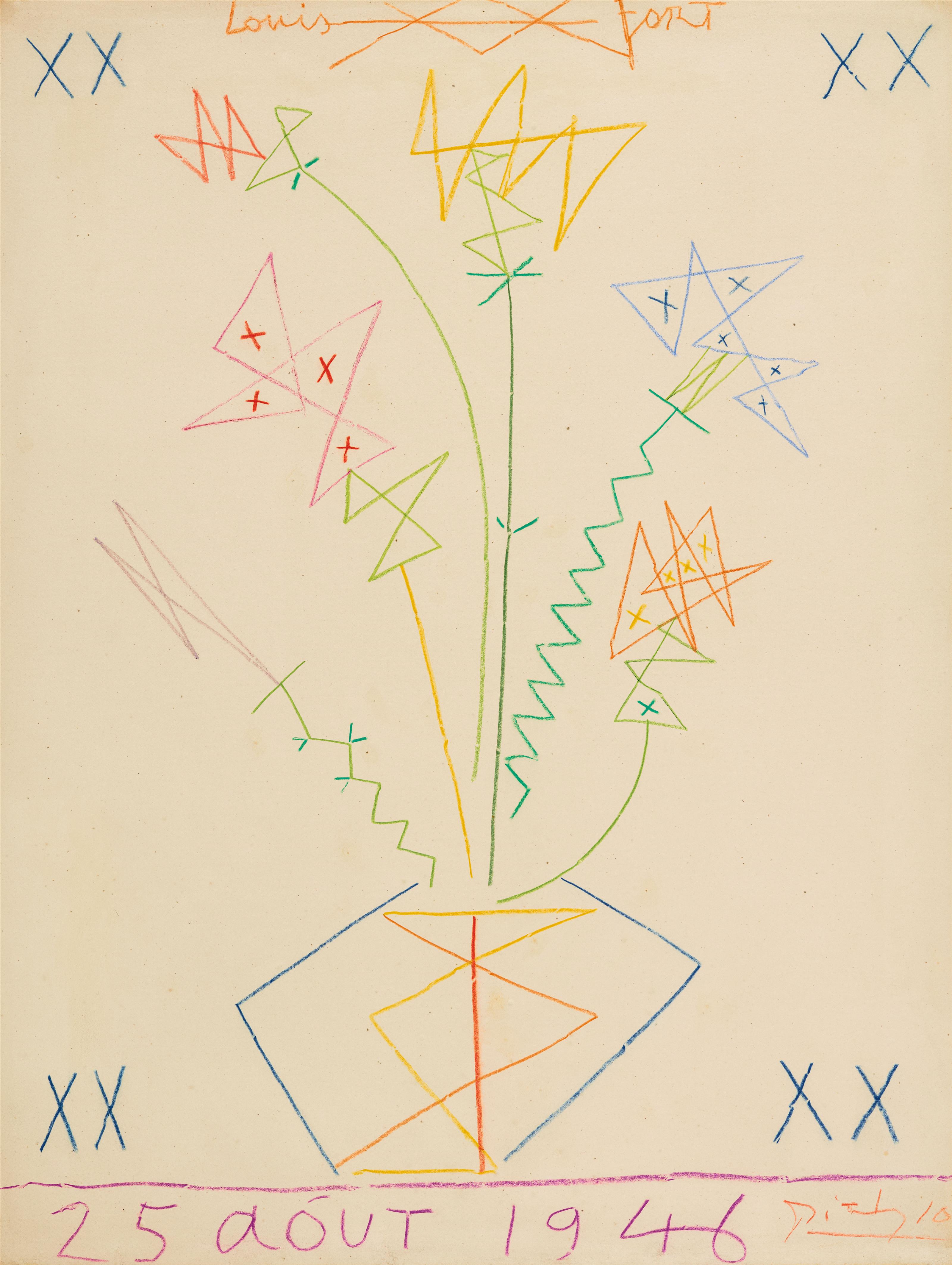 Pablo Picasso - Bouquet de fleurs - image-1