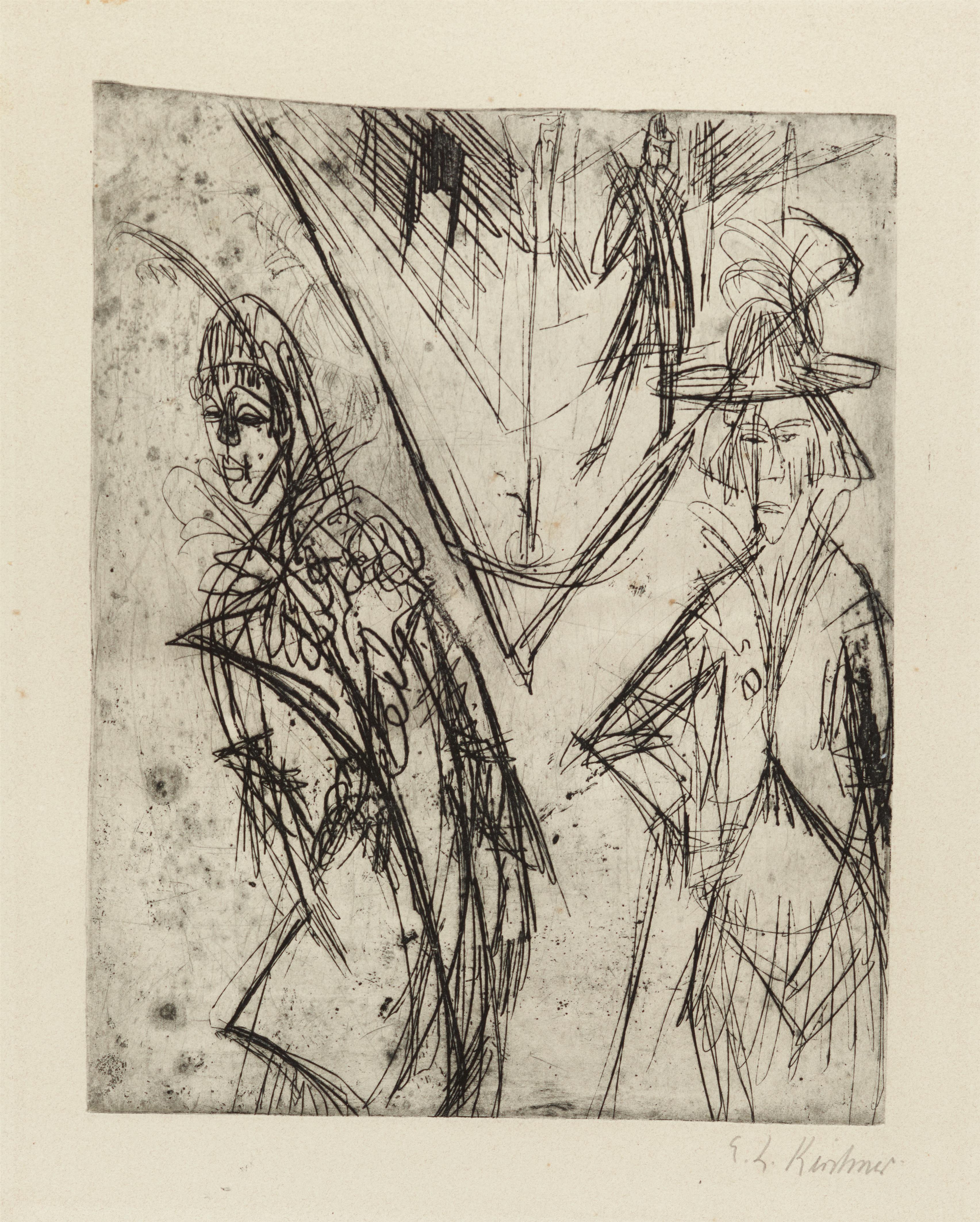 Ernst Ludwig Kirchner - Kokotten bei Nacht - image-1