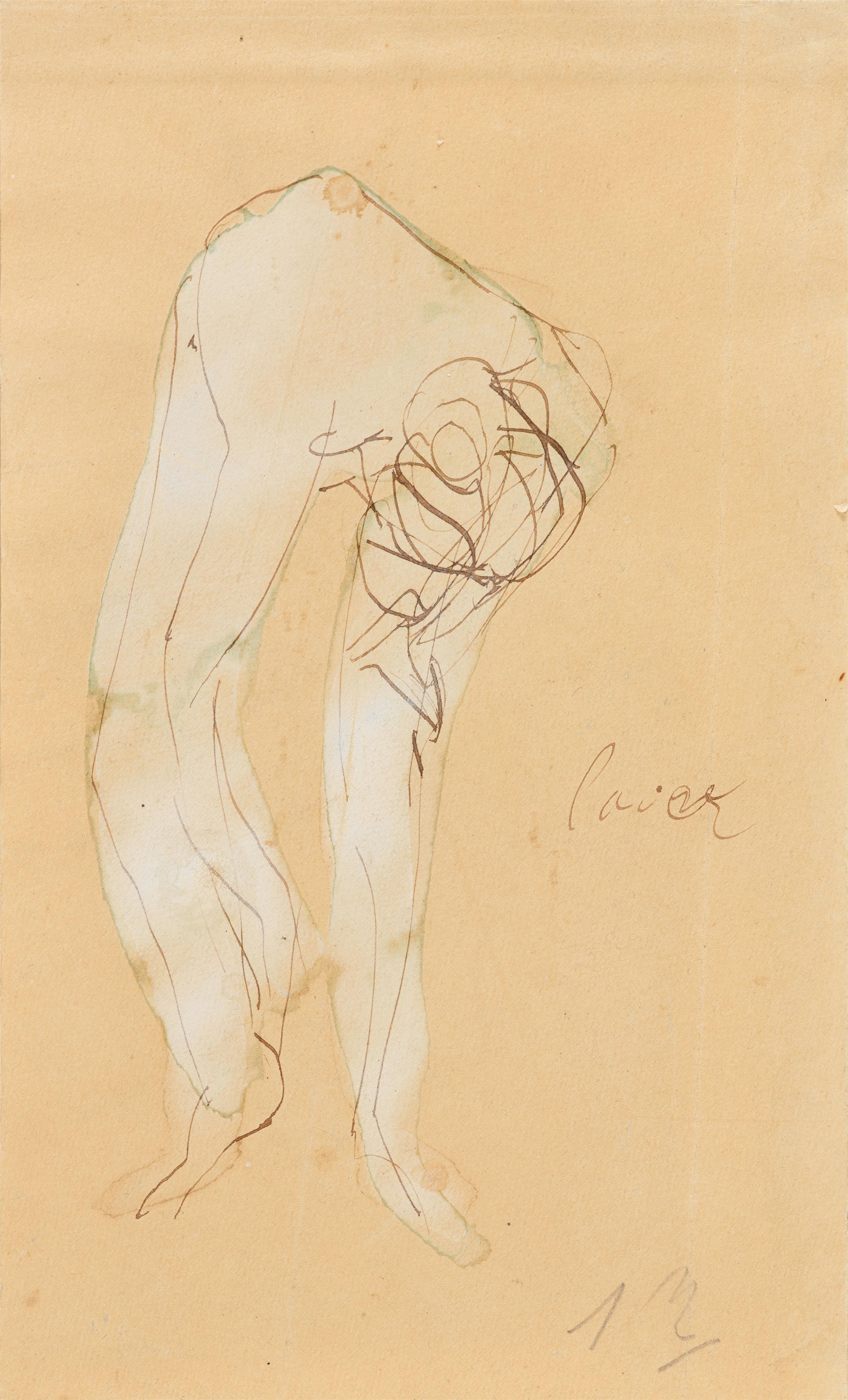 Auguste Rodin - Femme nue penchée en avant - image-1