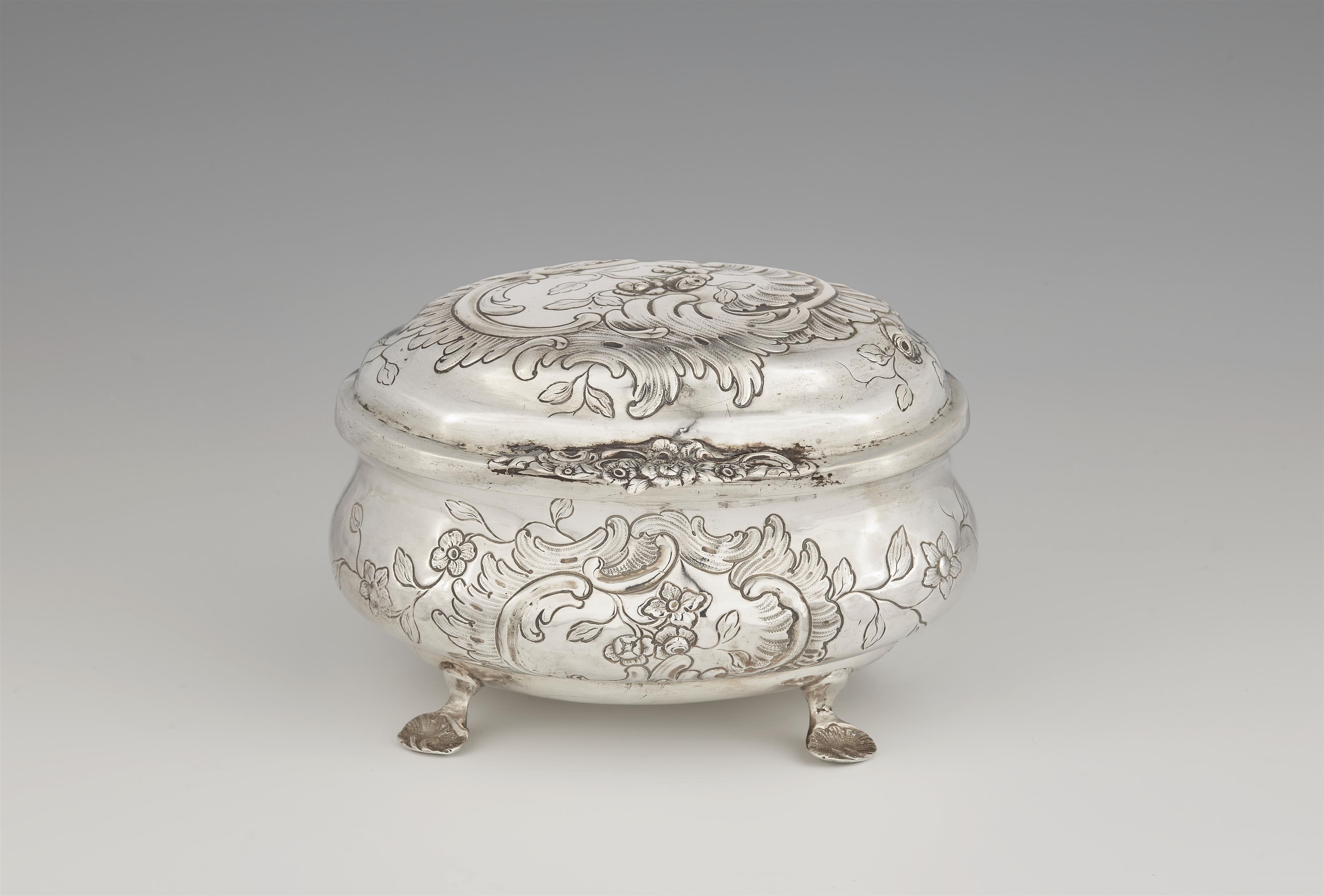 A Berlin Rococo silver sugar box - image-1