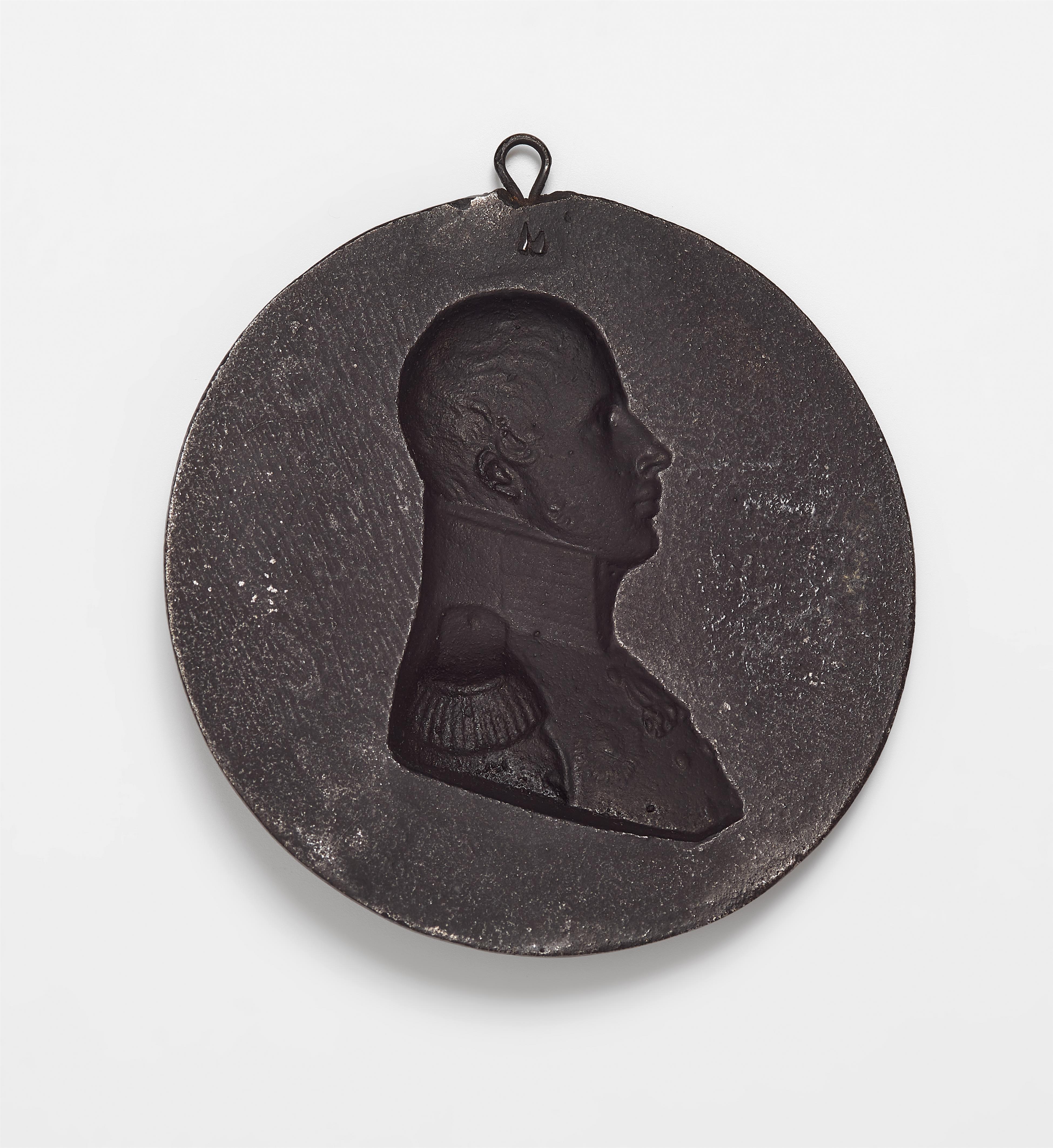 A cast iron plaque with a portrait of King Frederick William III - image-2