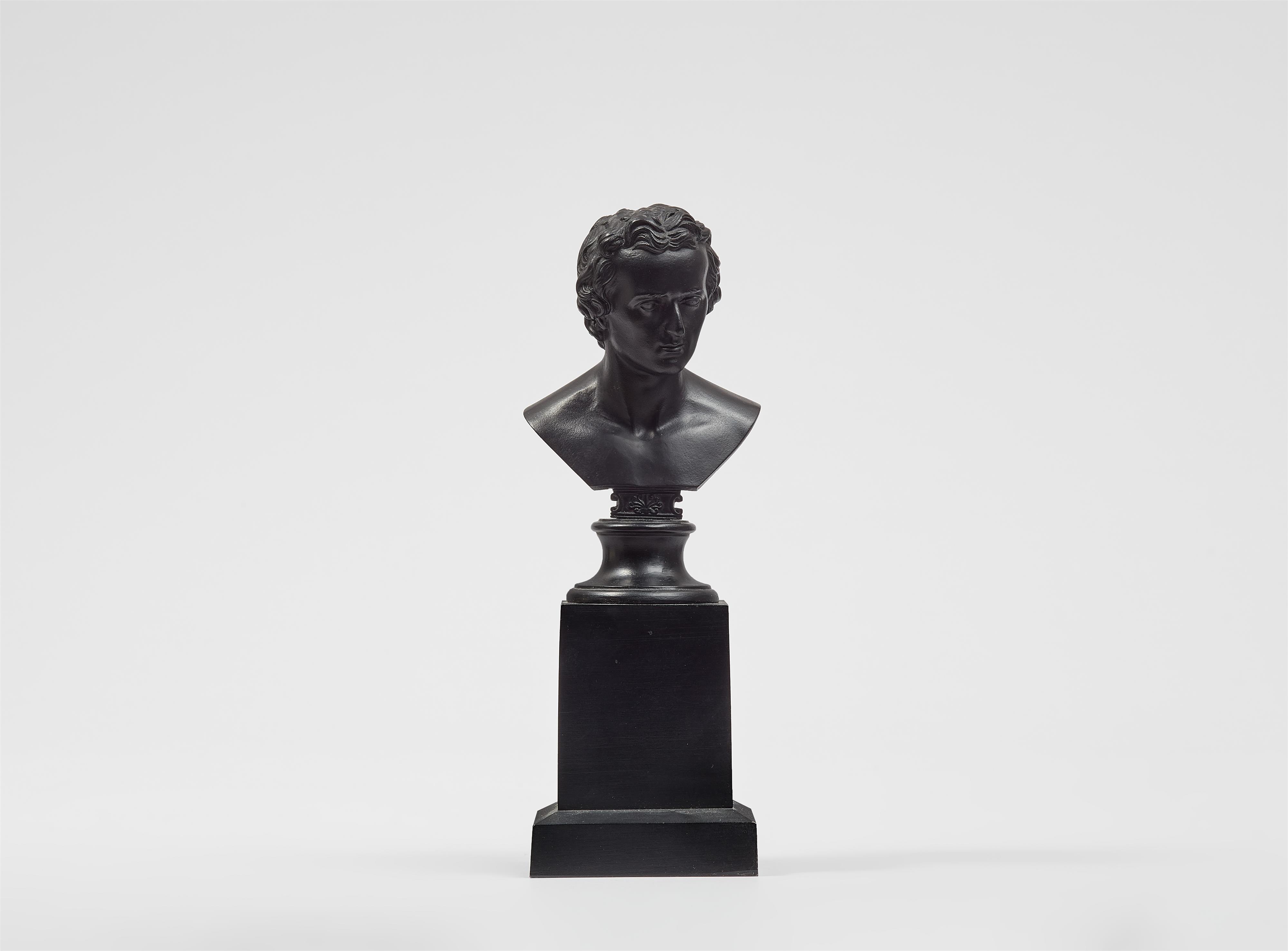 A cast iron bust of Schiller - image-1