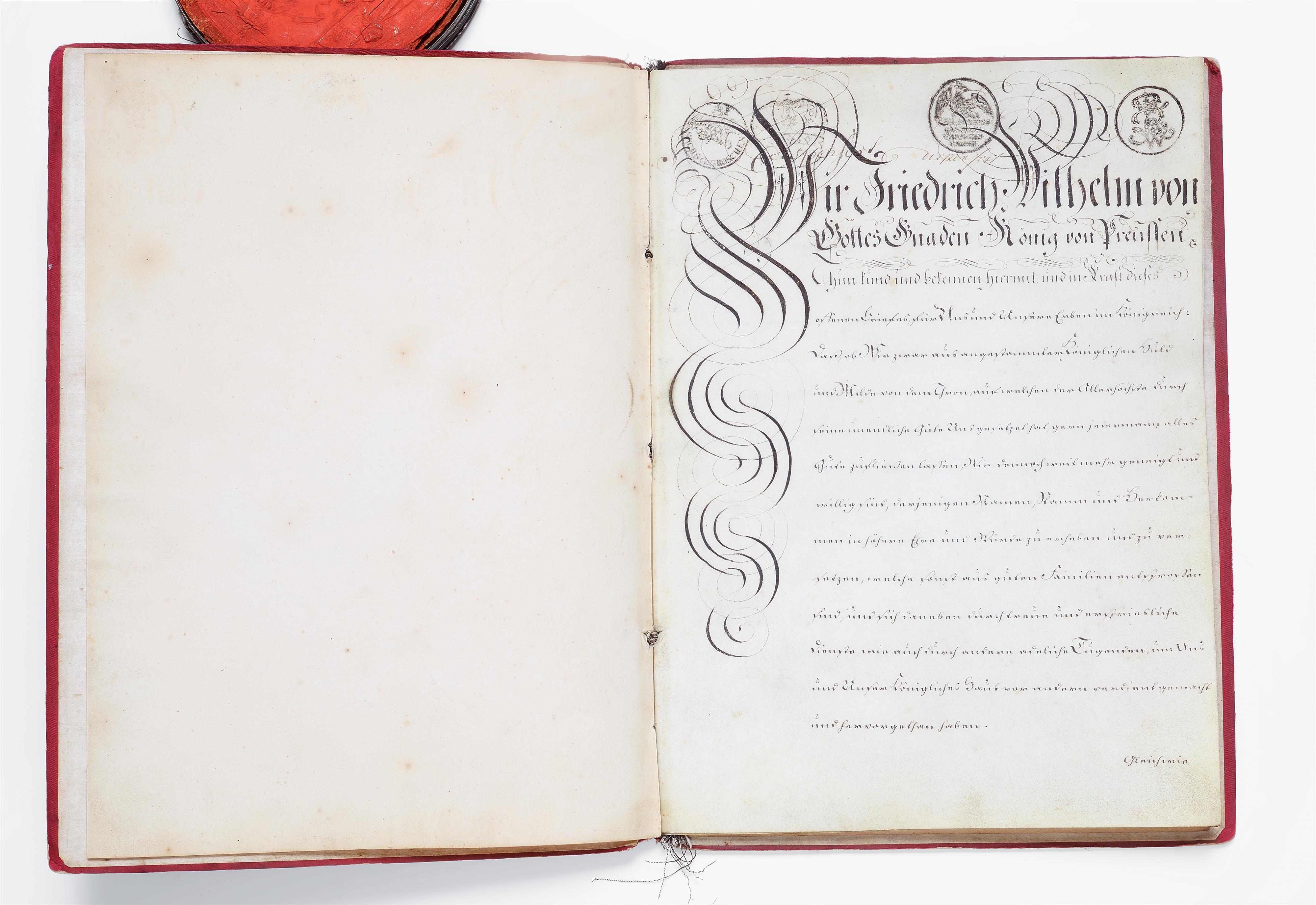 Letter of nobility with seal case for Christoph Gottlieb Michaelis - image-2