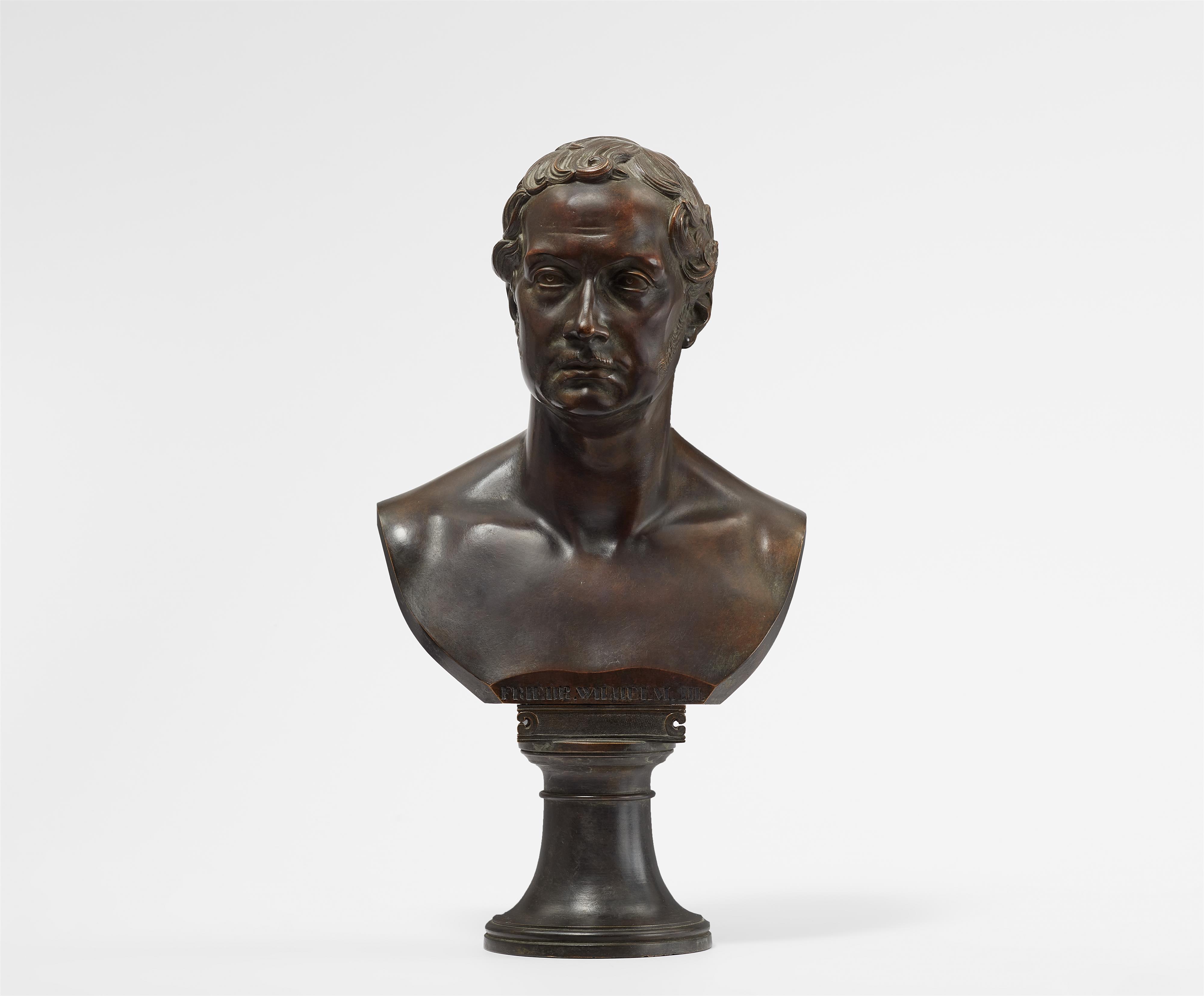 A bronze bust of King Frederick William III - image-1