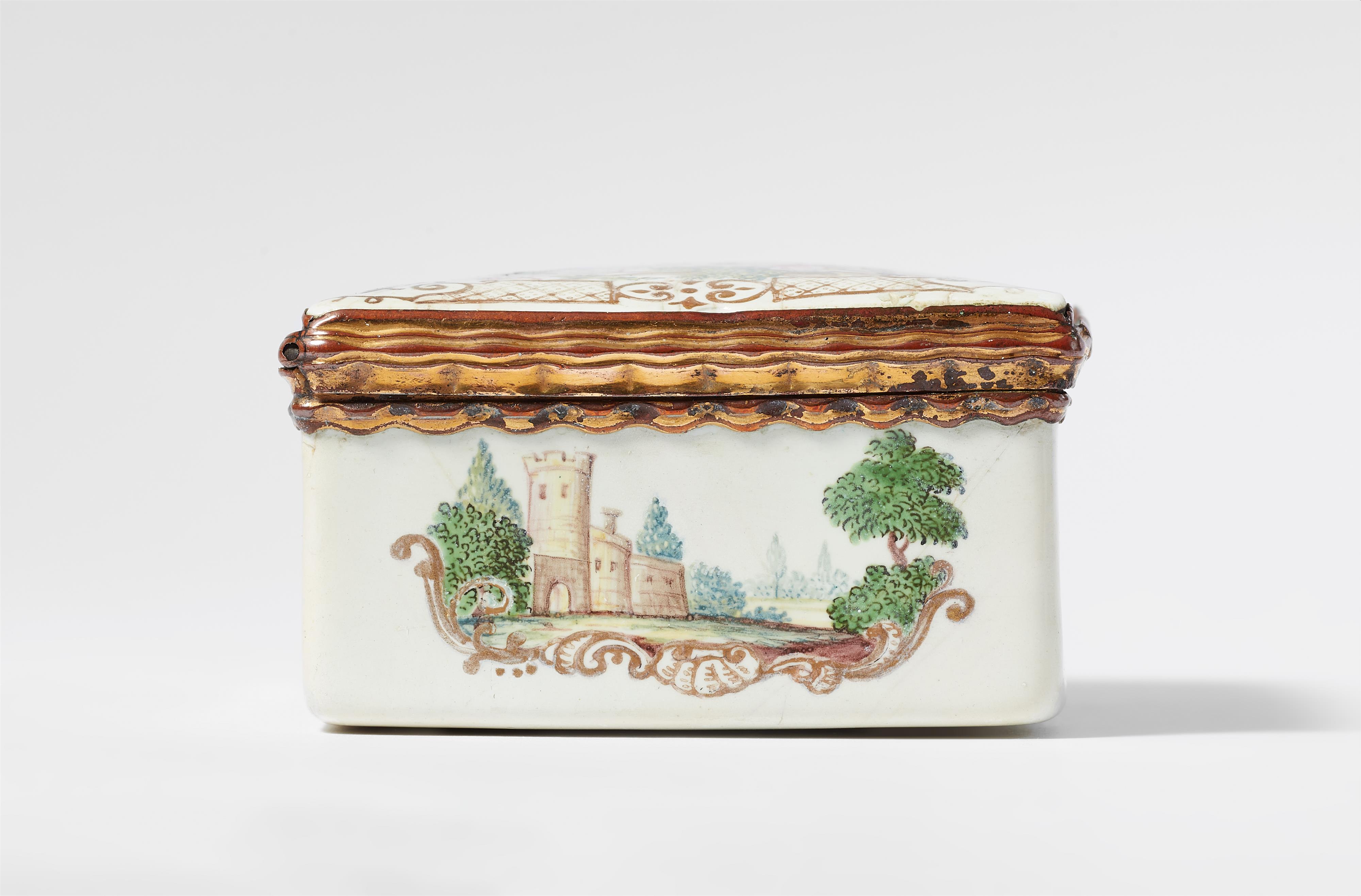 A Berlin enamel snuff box with hunting motifs - image-5