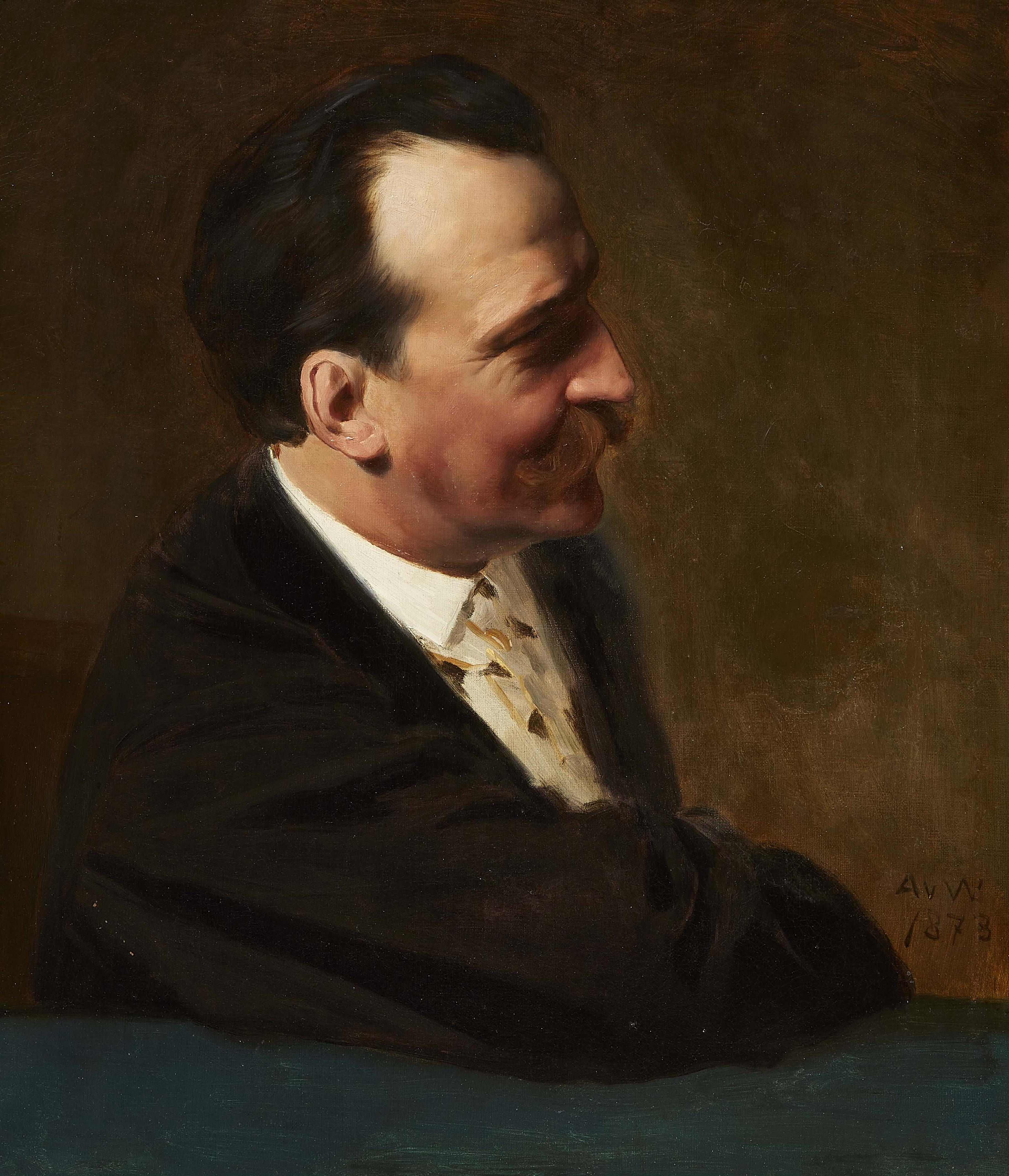 Anton von Werner - Portrait of the Diplomat Joseph Maria von Radowitz (1838 -1912) - image-1