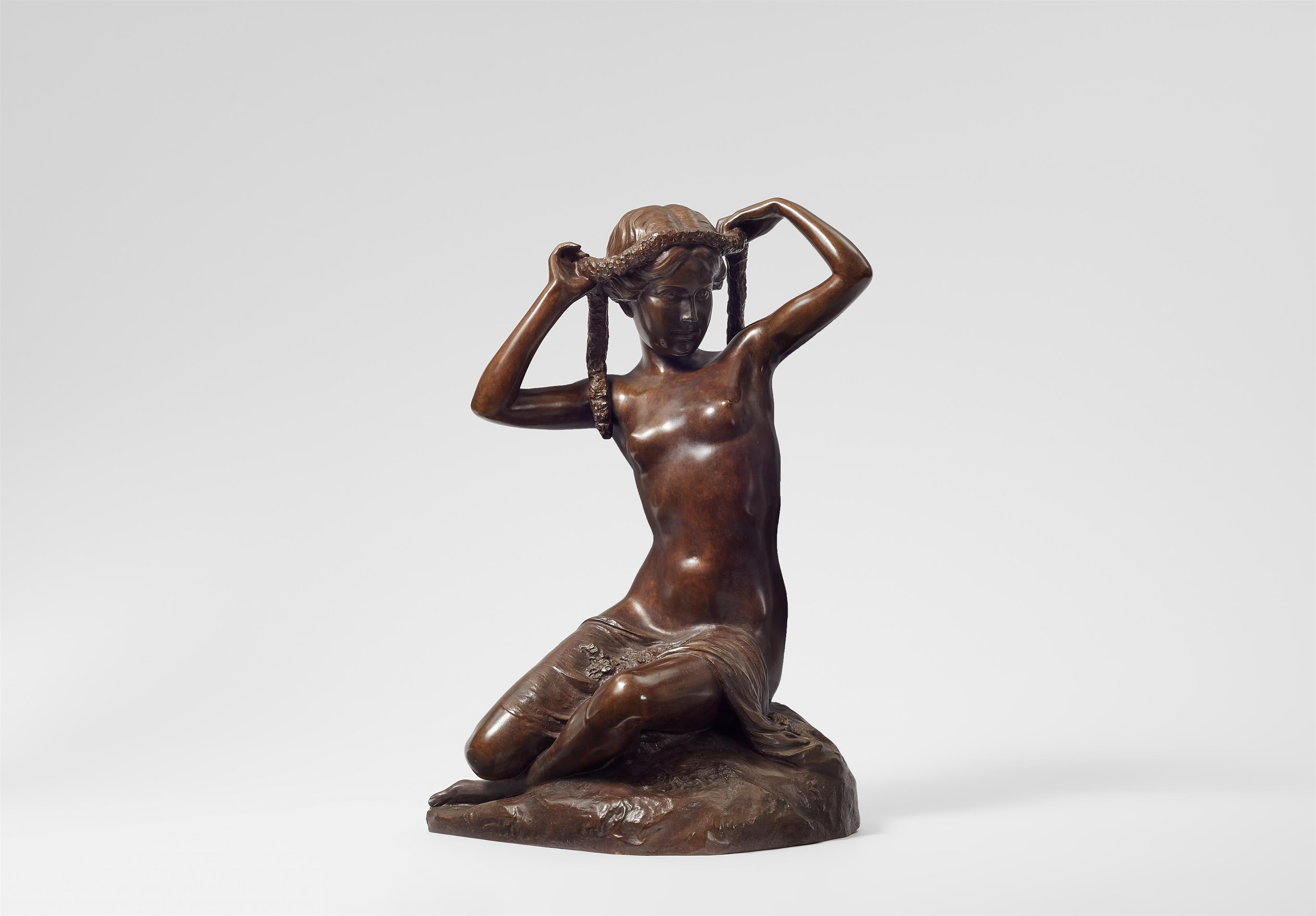 Seated figure with a wreath
by Ernst Seger (1868 - 1939) - image-1