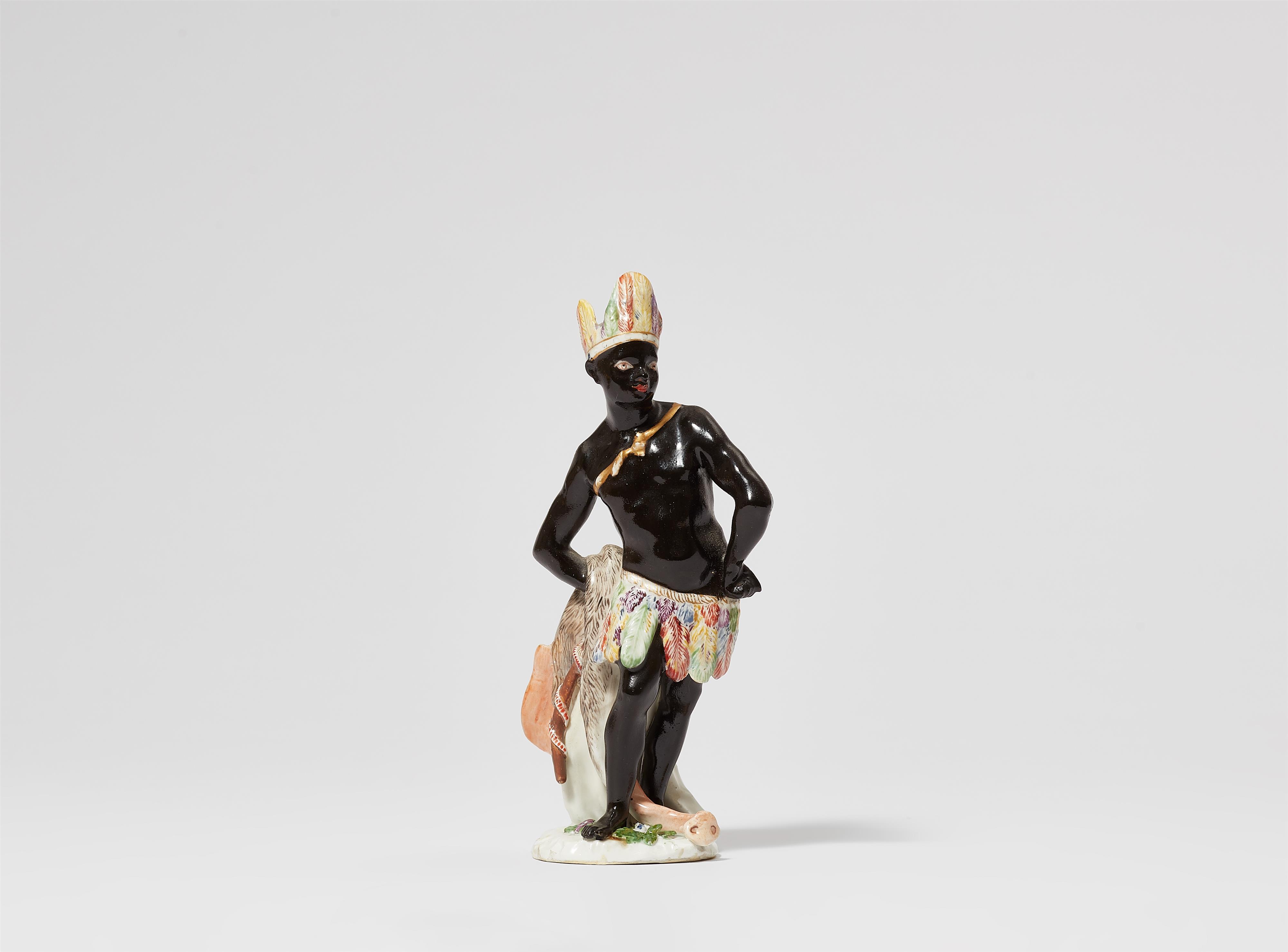 A rare Meissen porcelain figure as an allegory of Africa - image-1