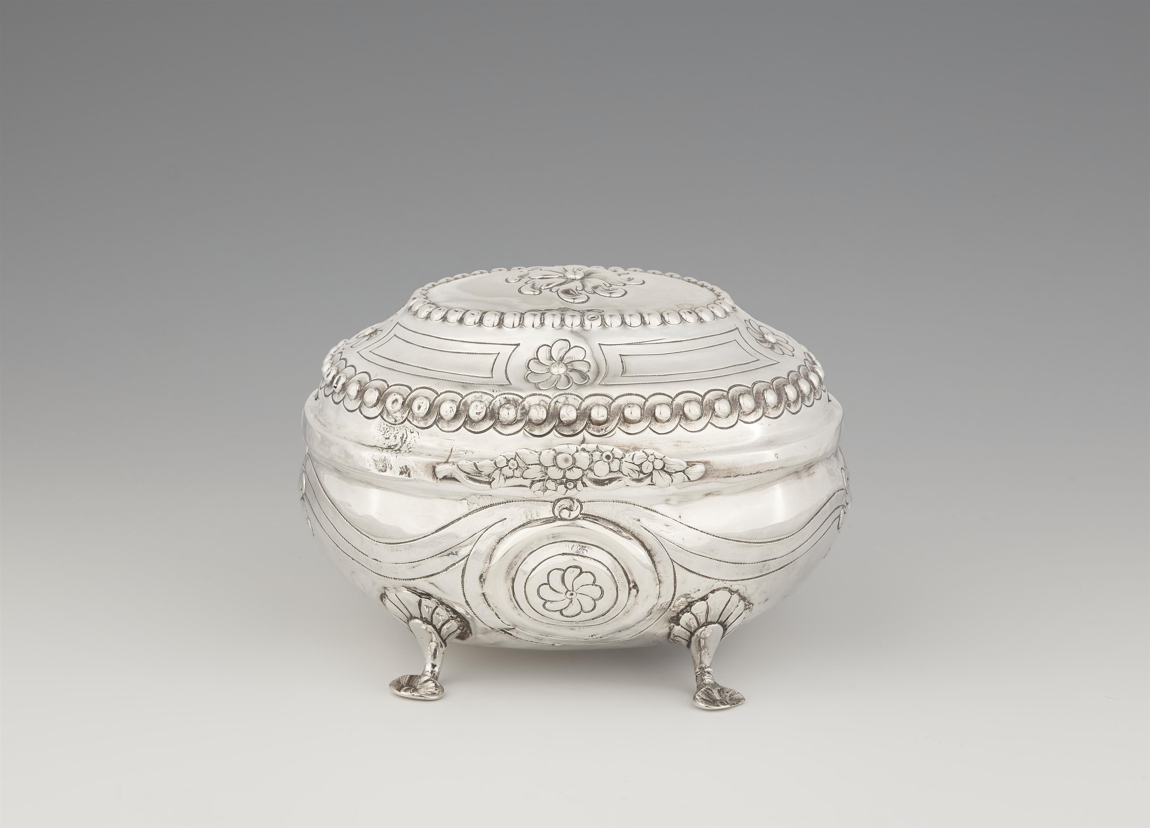 A Louis XVI Berlin silver sugar box - image-1