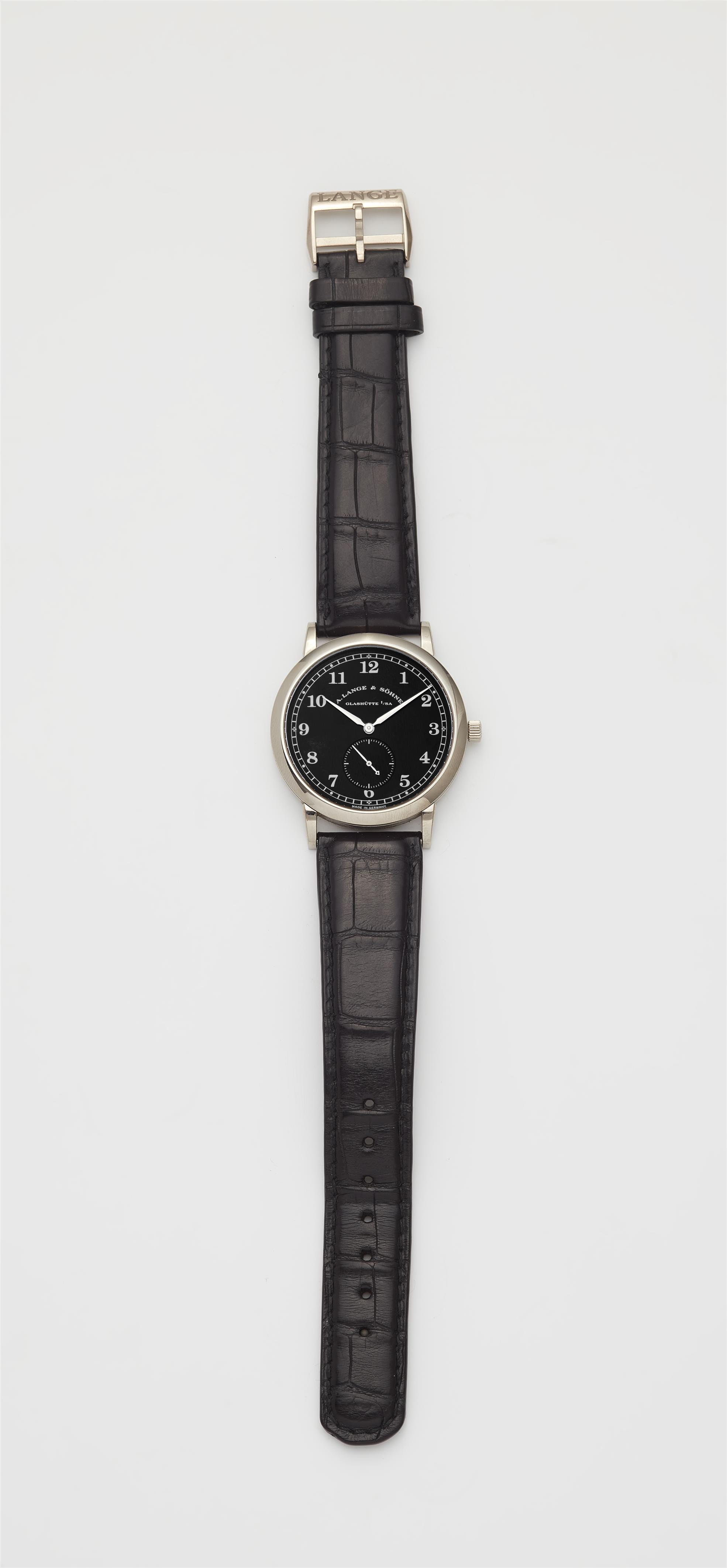 An 18k white gold manual winding A. Lange & Söhne 1815 gentleman´s wristwatch - image-1