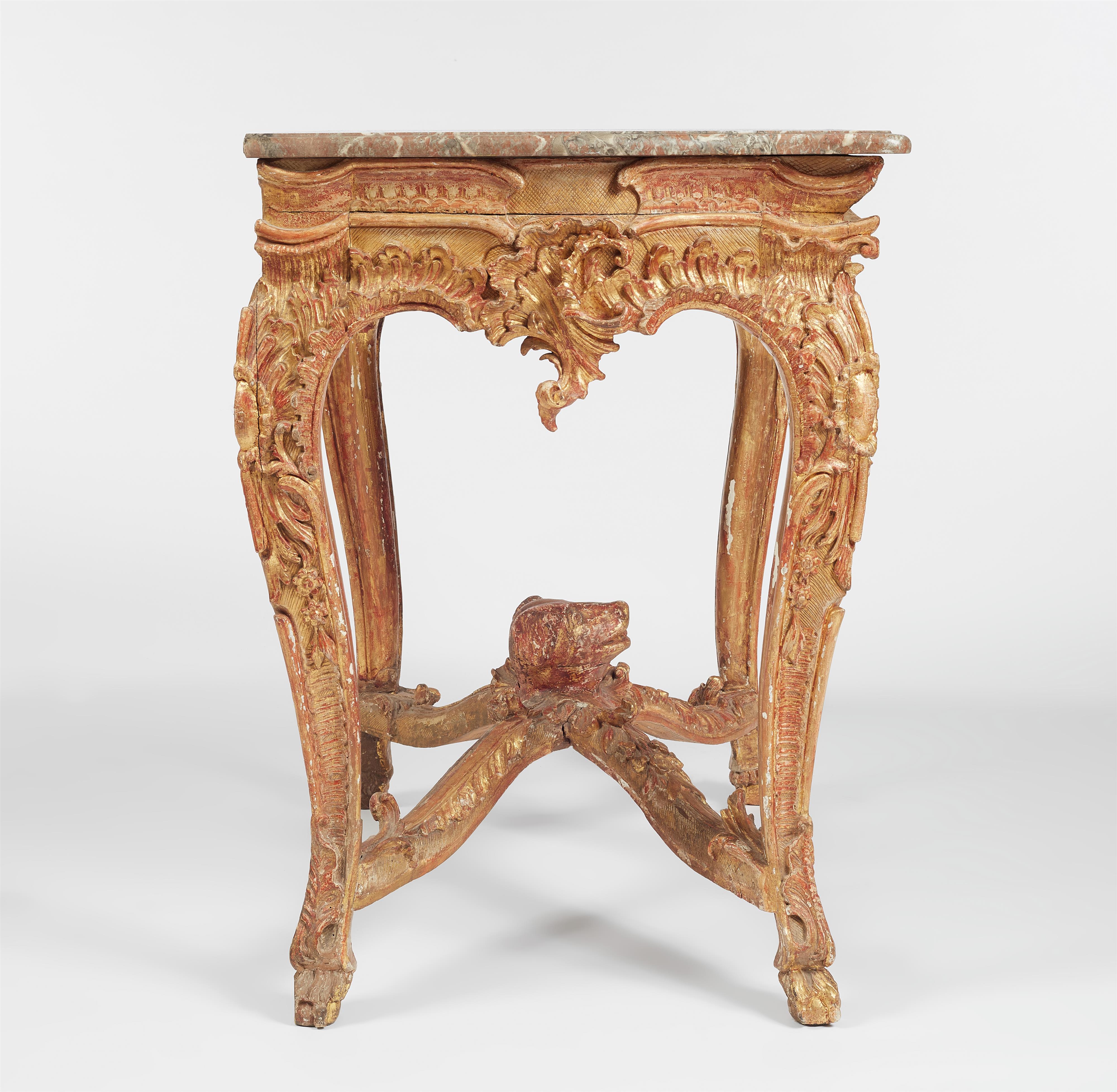 A Fulda giltwood console table - image-5