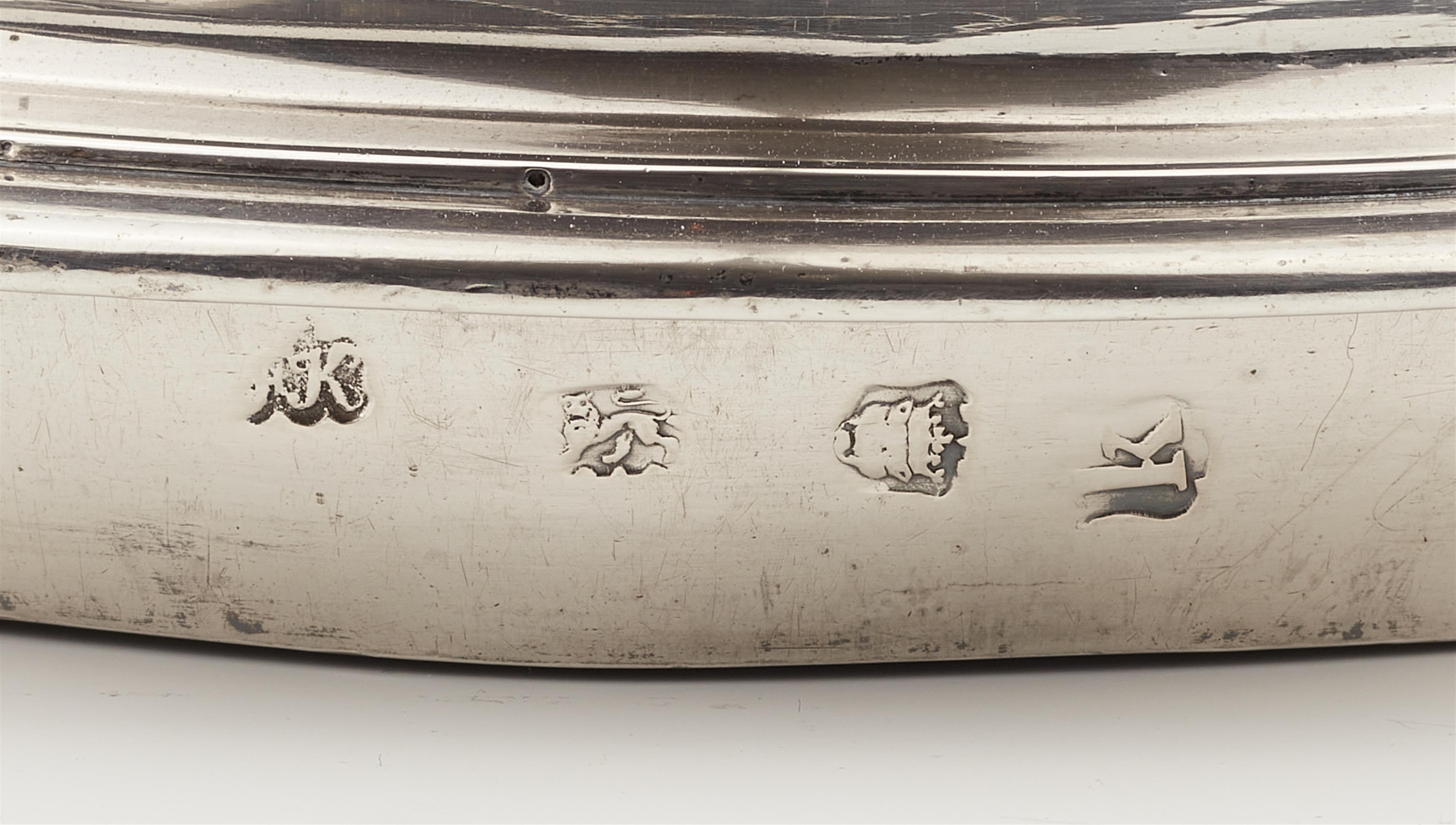 A George II silver cup and cover - image-2