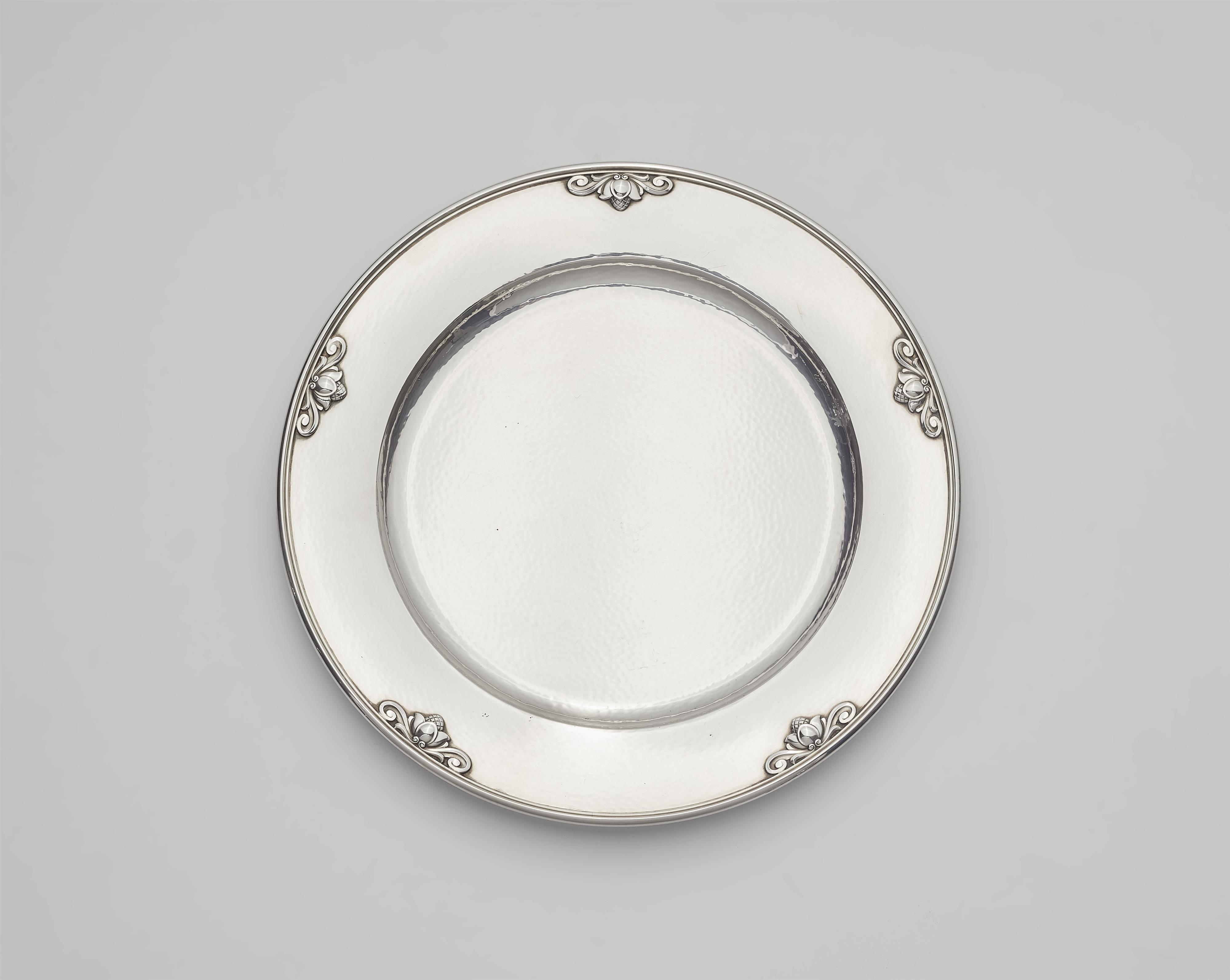 A Copenhagen silver plate, model no. 642 - image-1