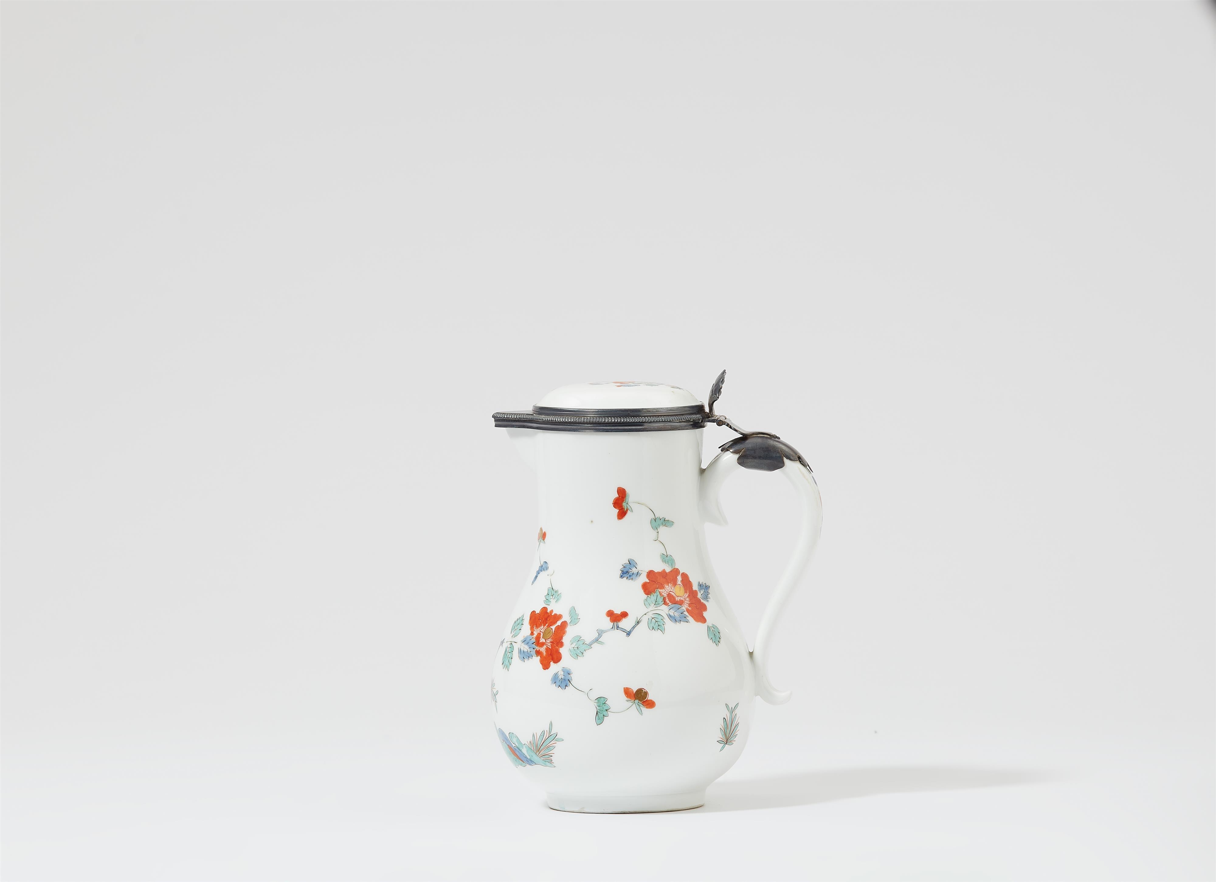 A Meissen porcelain jug with Japonesque decor - image-1