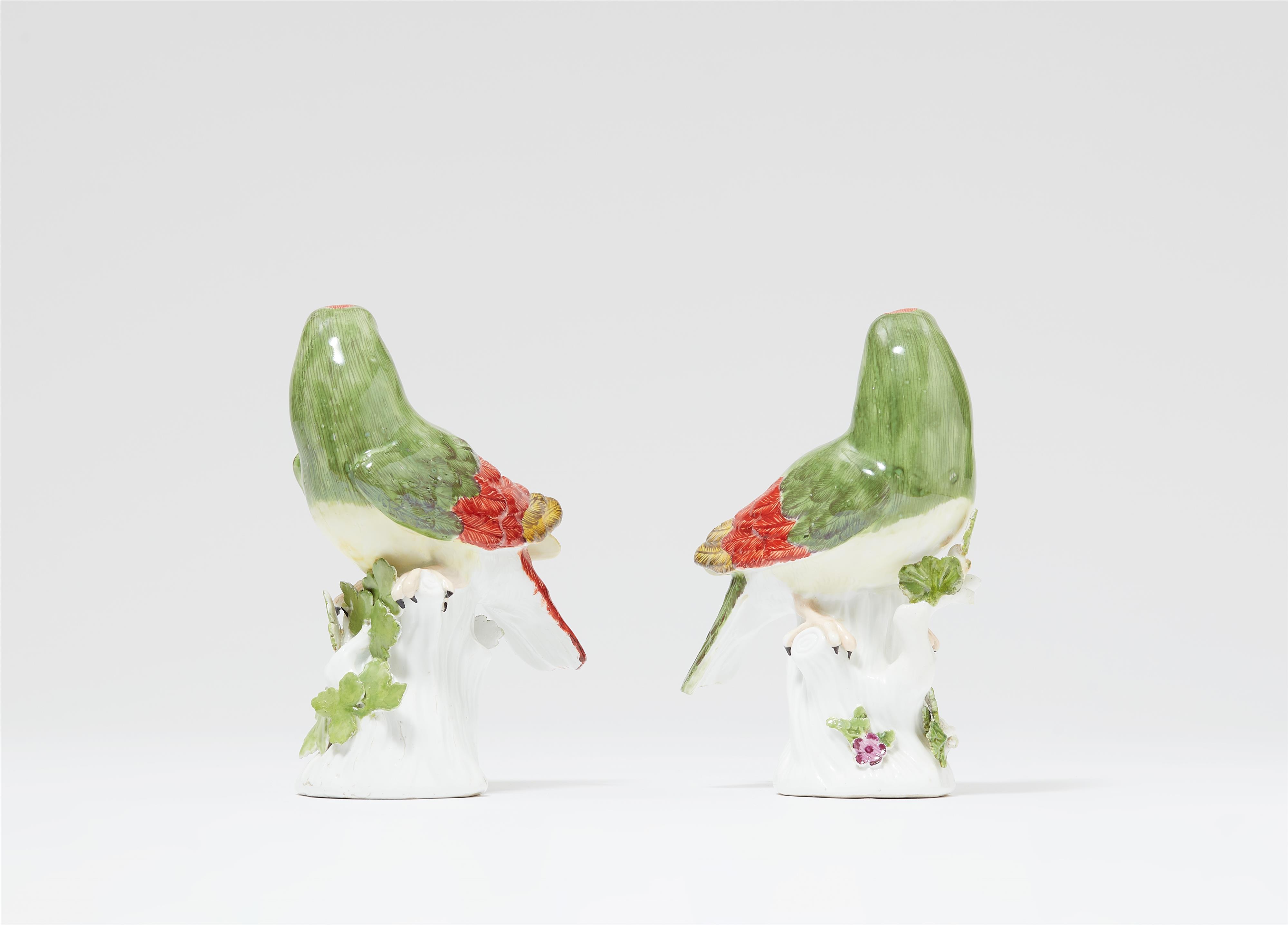 A pair of Meissen porcelain parrots - image-2