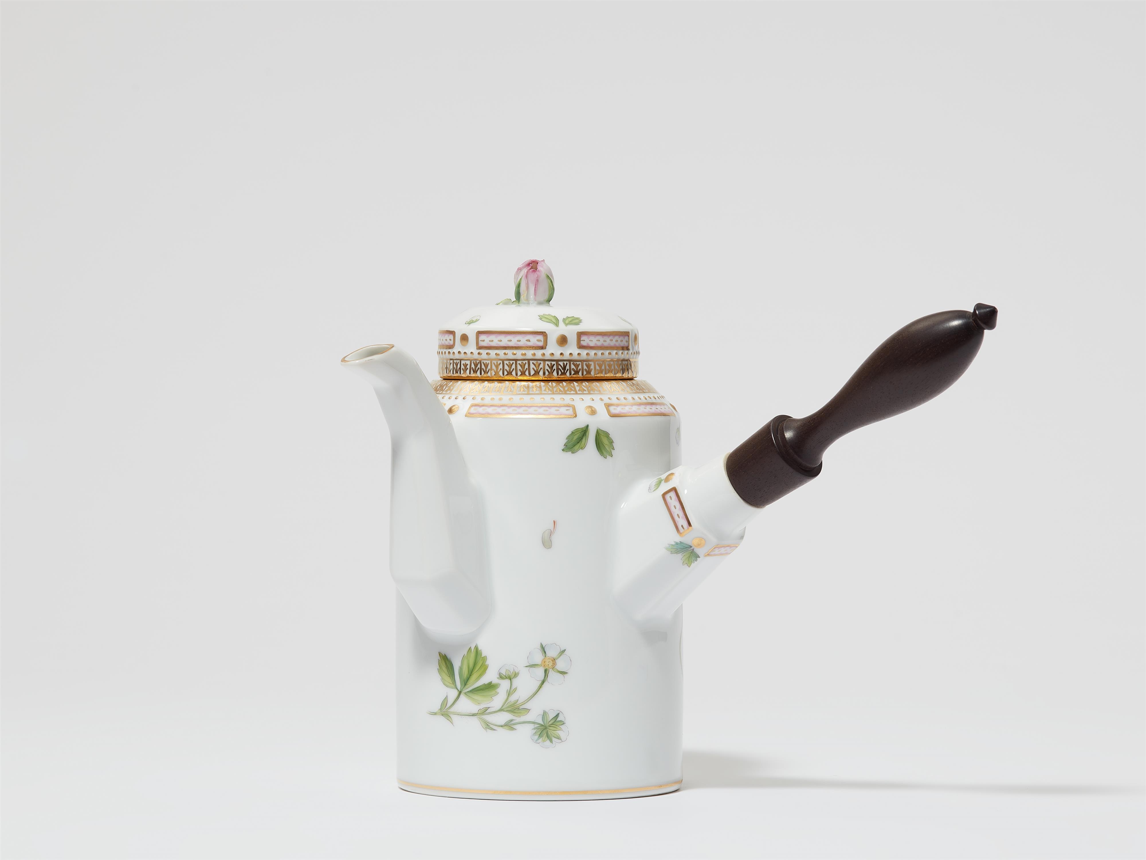 A Royal Copenhagen Flora Danica hot chocolate pot - image-1