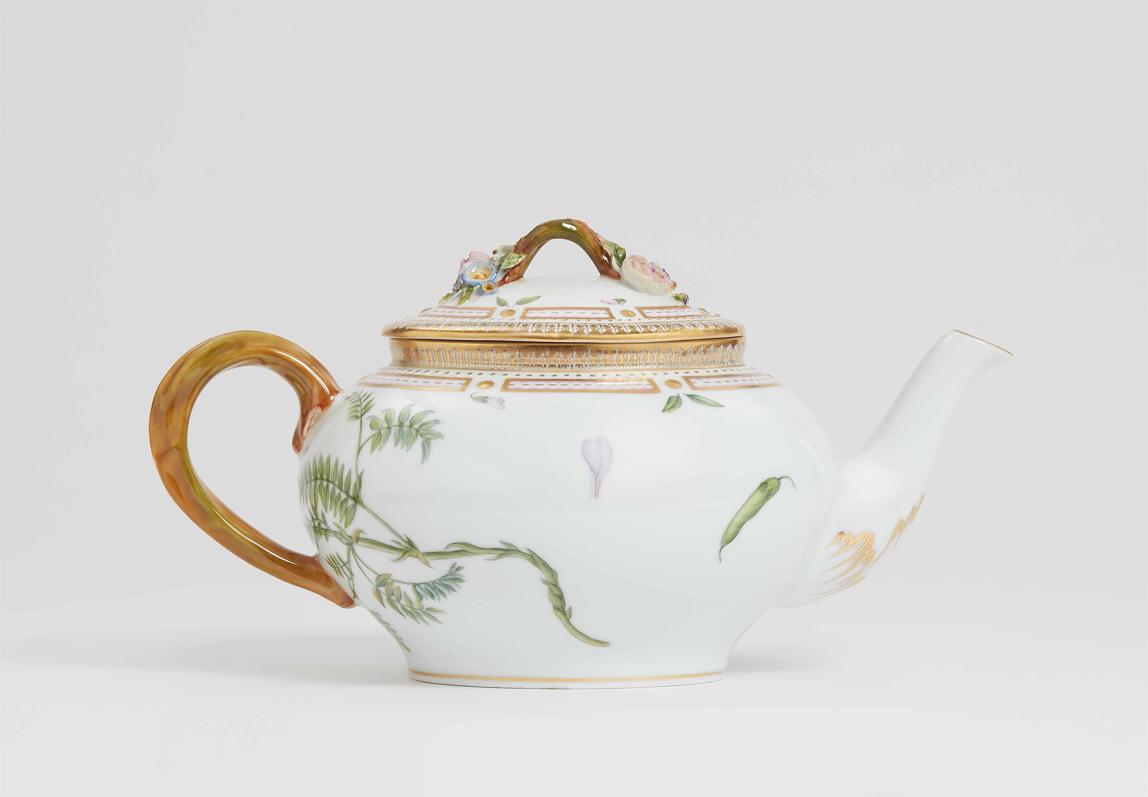 A Royal Copenhagen Flora Danica teapot - image-2