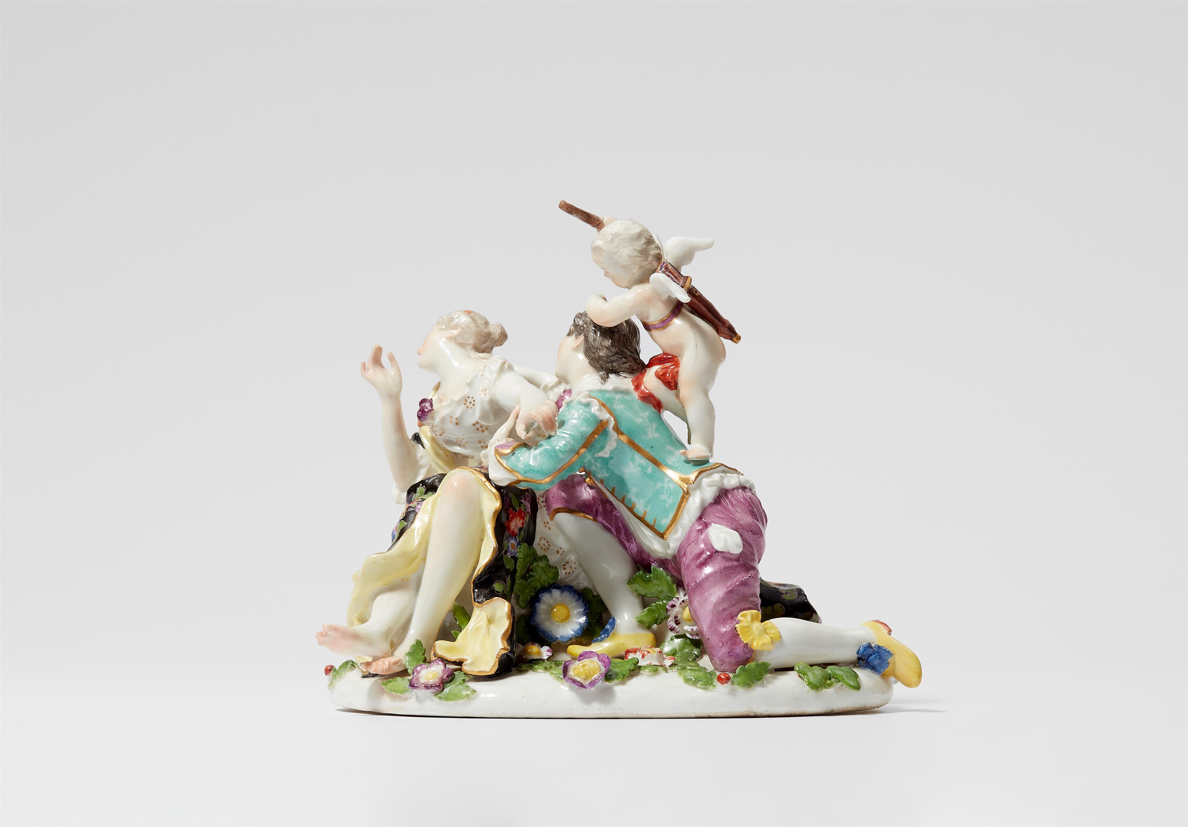 A rare Meissen porcelain courtship group - image-4