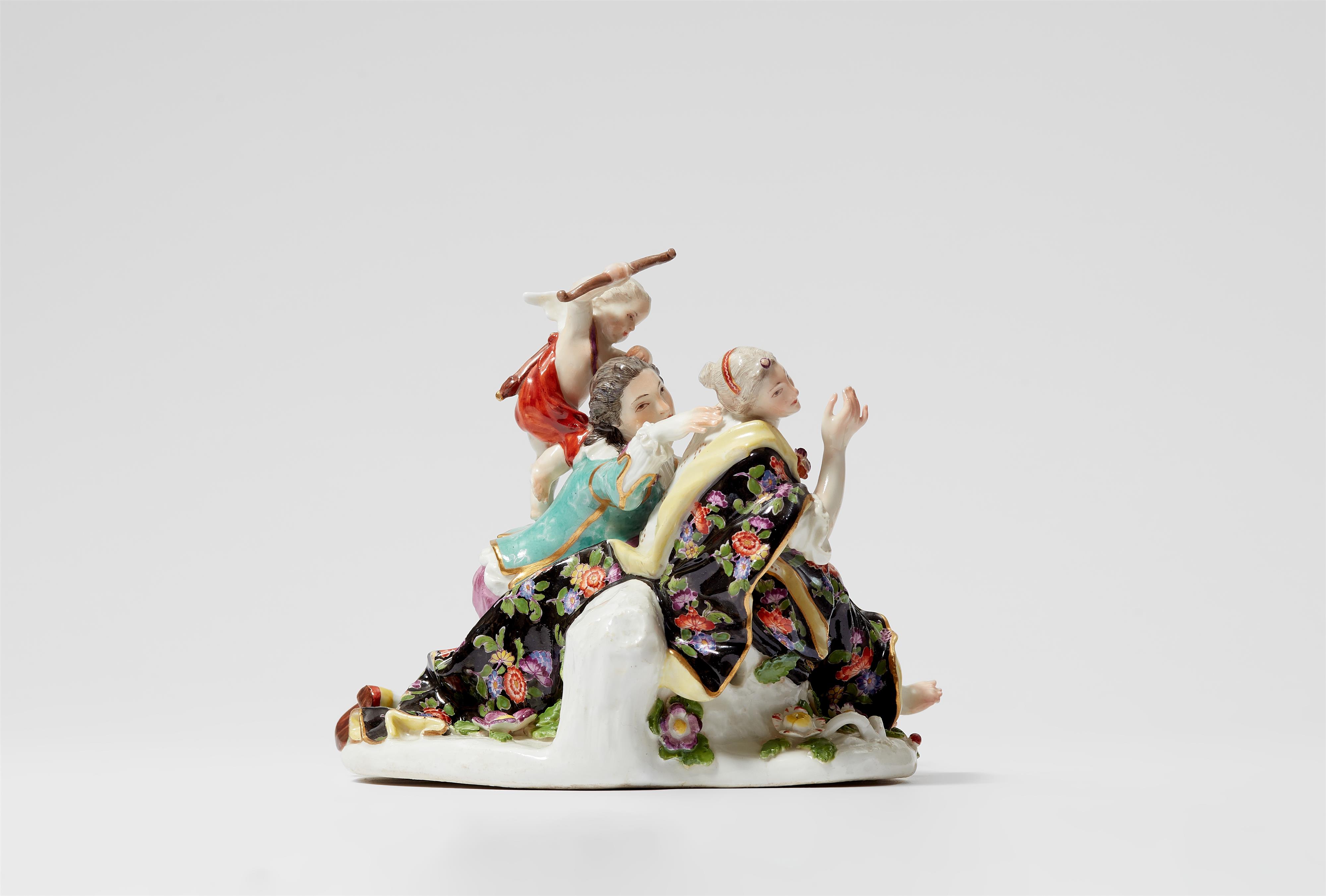 A rare Meissen porcelain courtship group - image-5