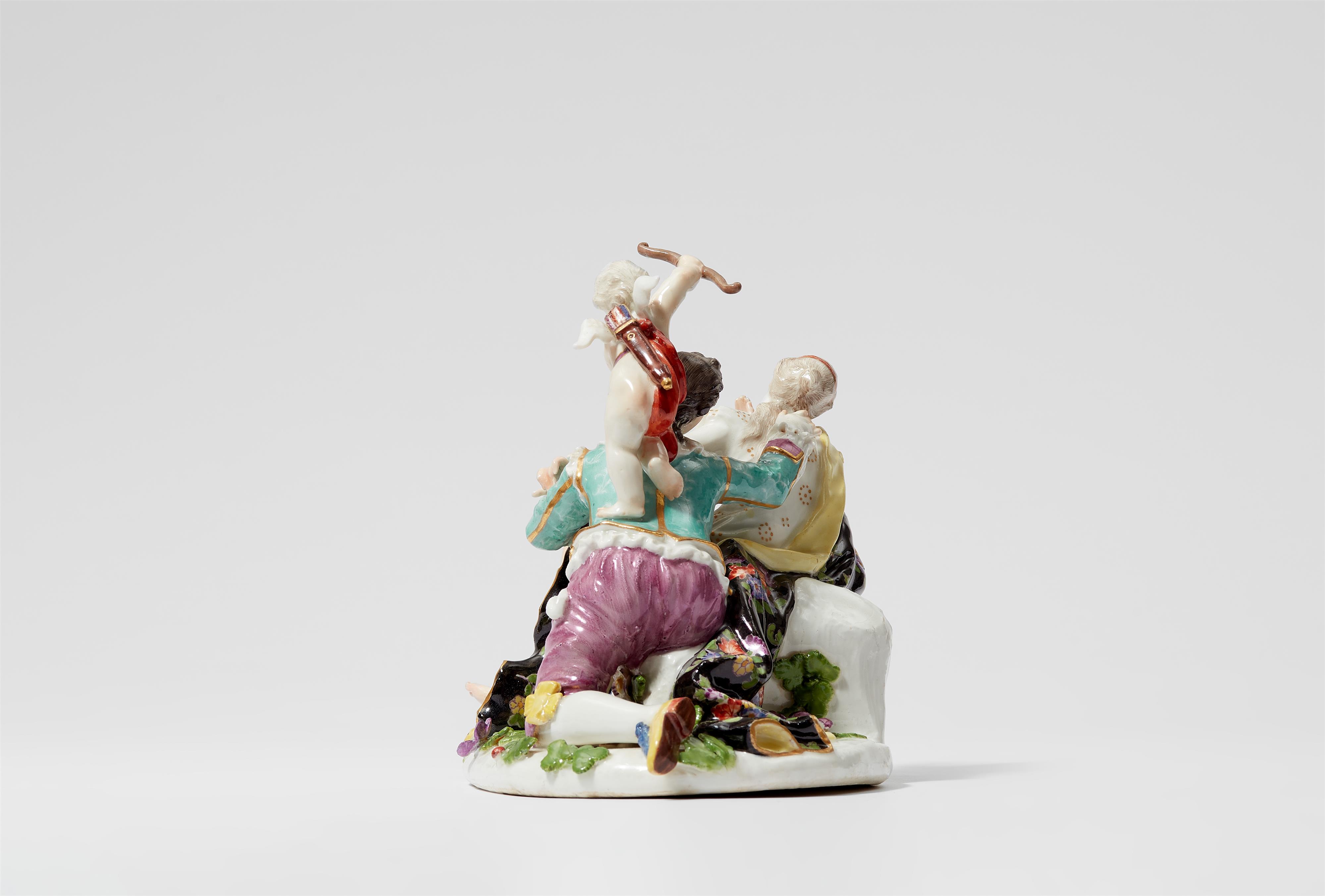 A rare Meissen porcelain courtship group - image-6