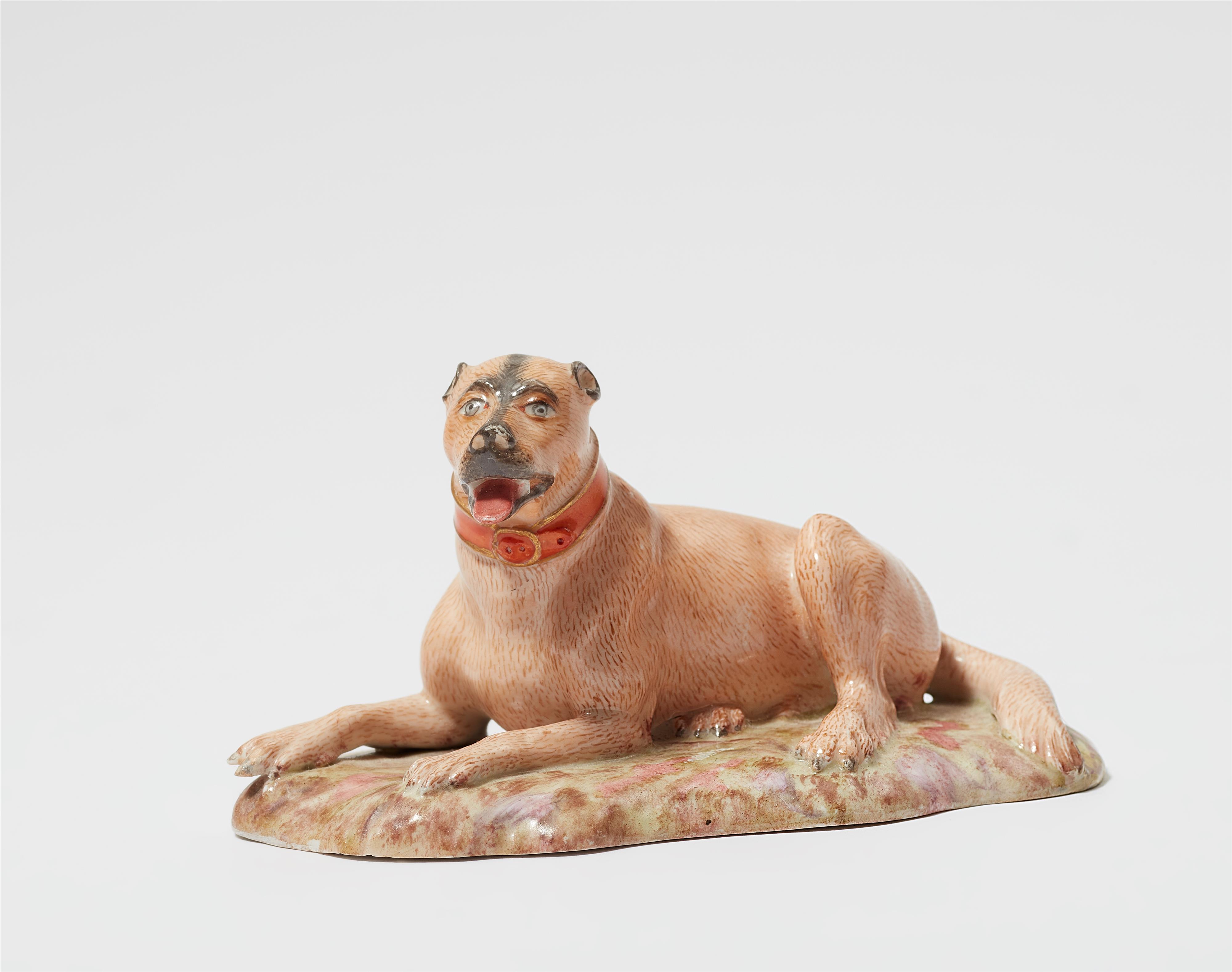 A Fürstenberg porcelain dog - image-1