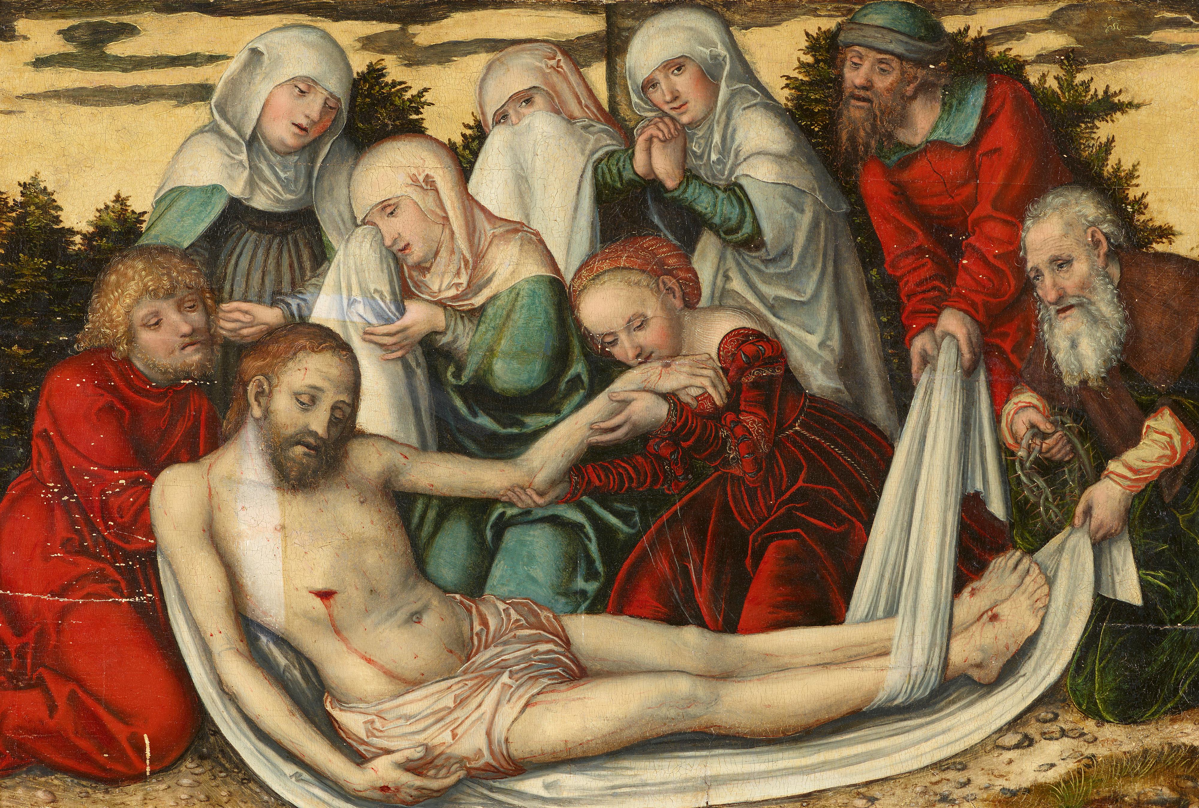 Lucas Cranach the Elder, studio of - The Lamentation of Christ - image-1