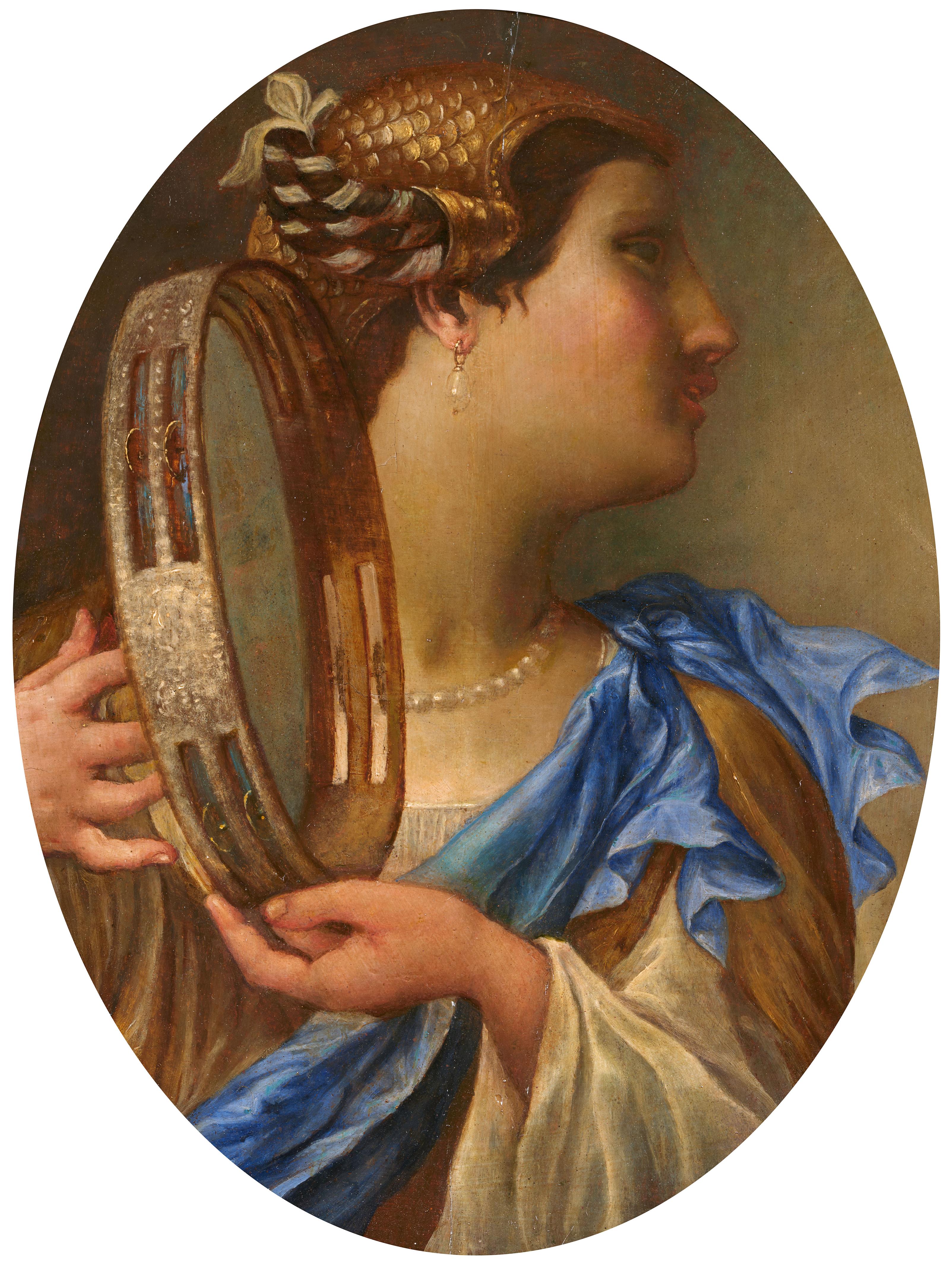 Pietro Paolini, gen. Il Lucchese, Umkreis - Weibliche Figur mit einem Tamburin - image-1