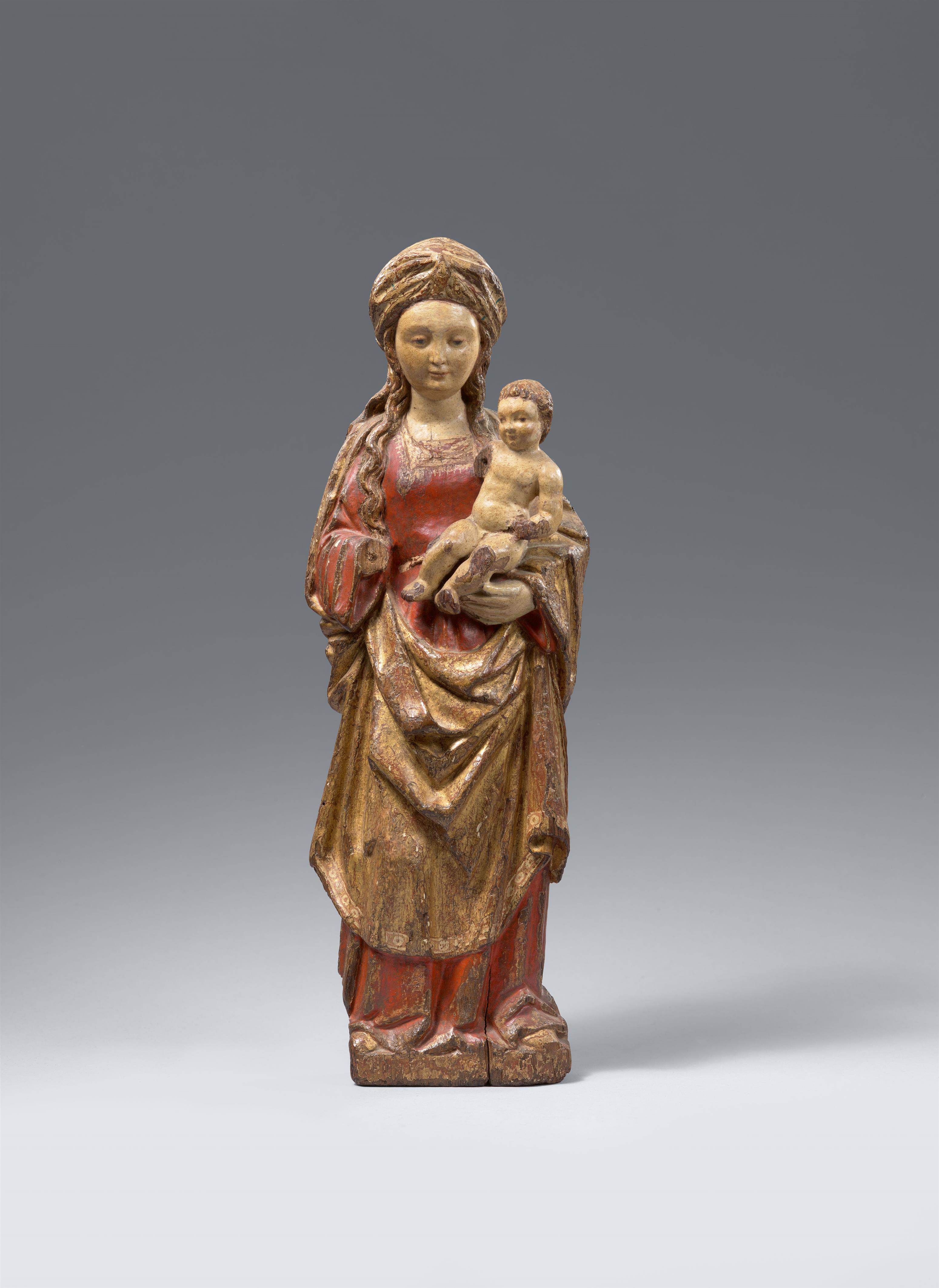Probably Brabant around 1450/1460 - A figure of the Virgin and Child, presumably Brabant, around 1450/60 - image-1